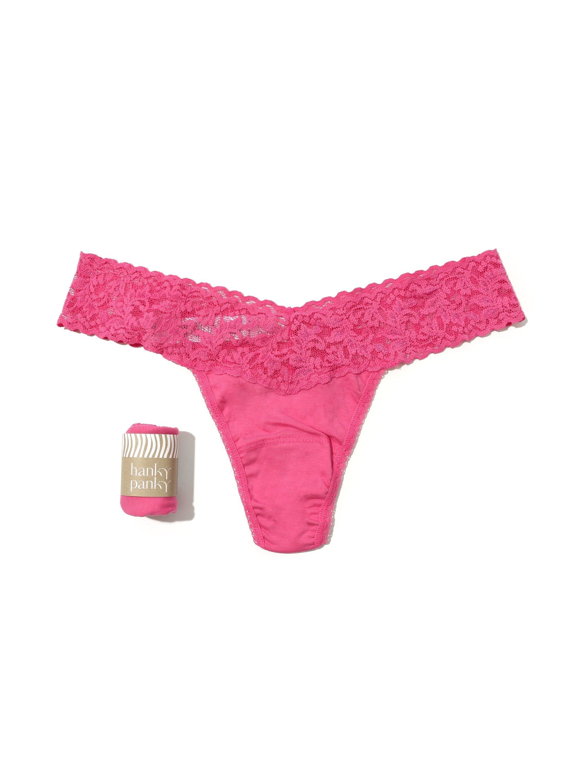 Supima® Cotton Low Rise Thong sold by Hanky Panky product image thumbnail 4