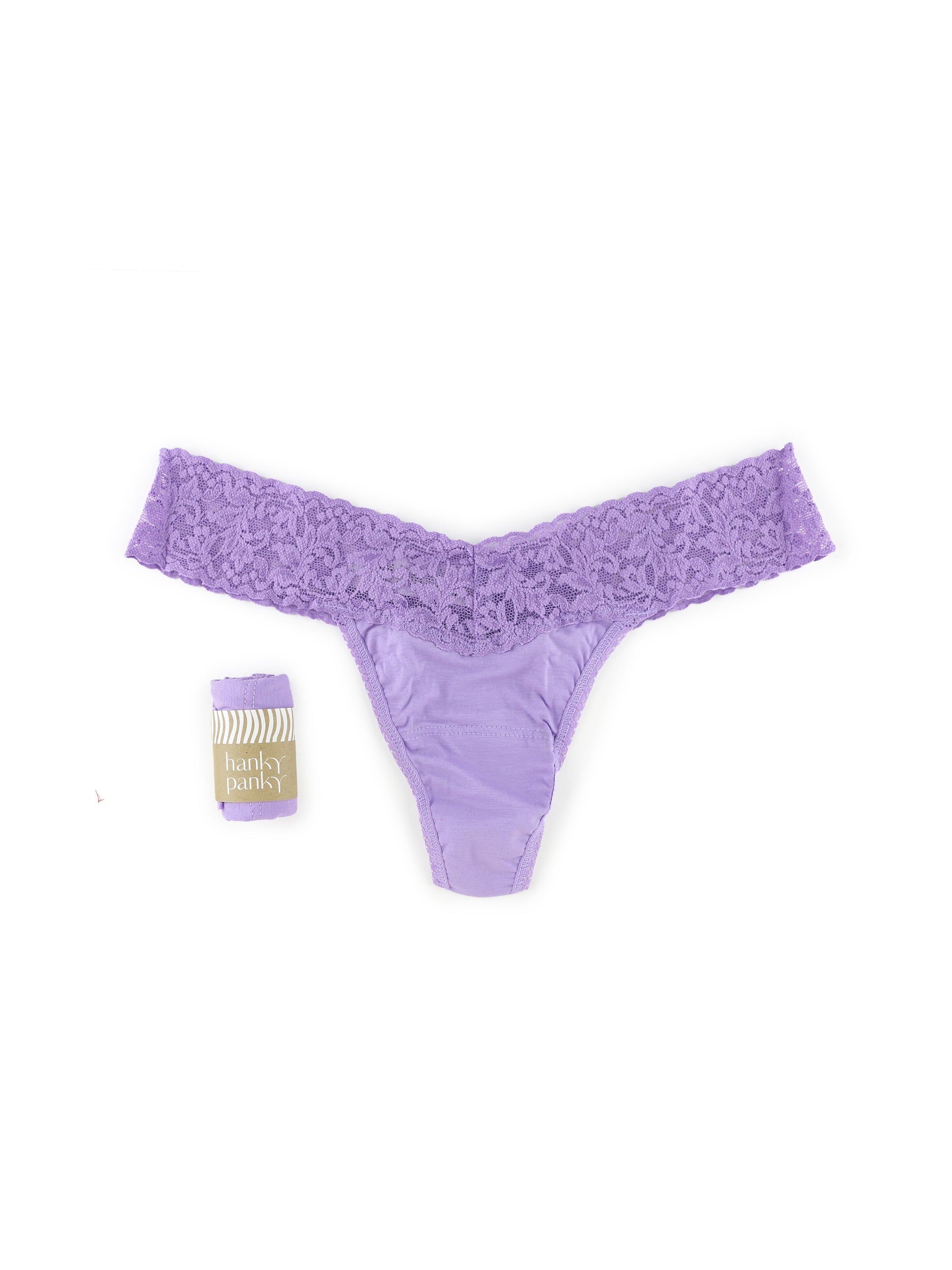 Supima® Cotton Low Rise Thong sold by Hanky Panky product image thumbnail 9