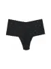 Retro Lace Thong Black sold by Hanky Panky