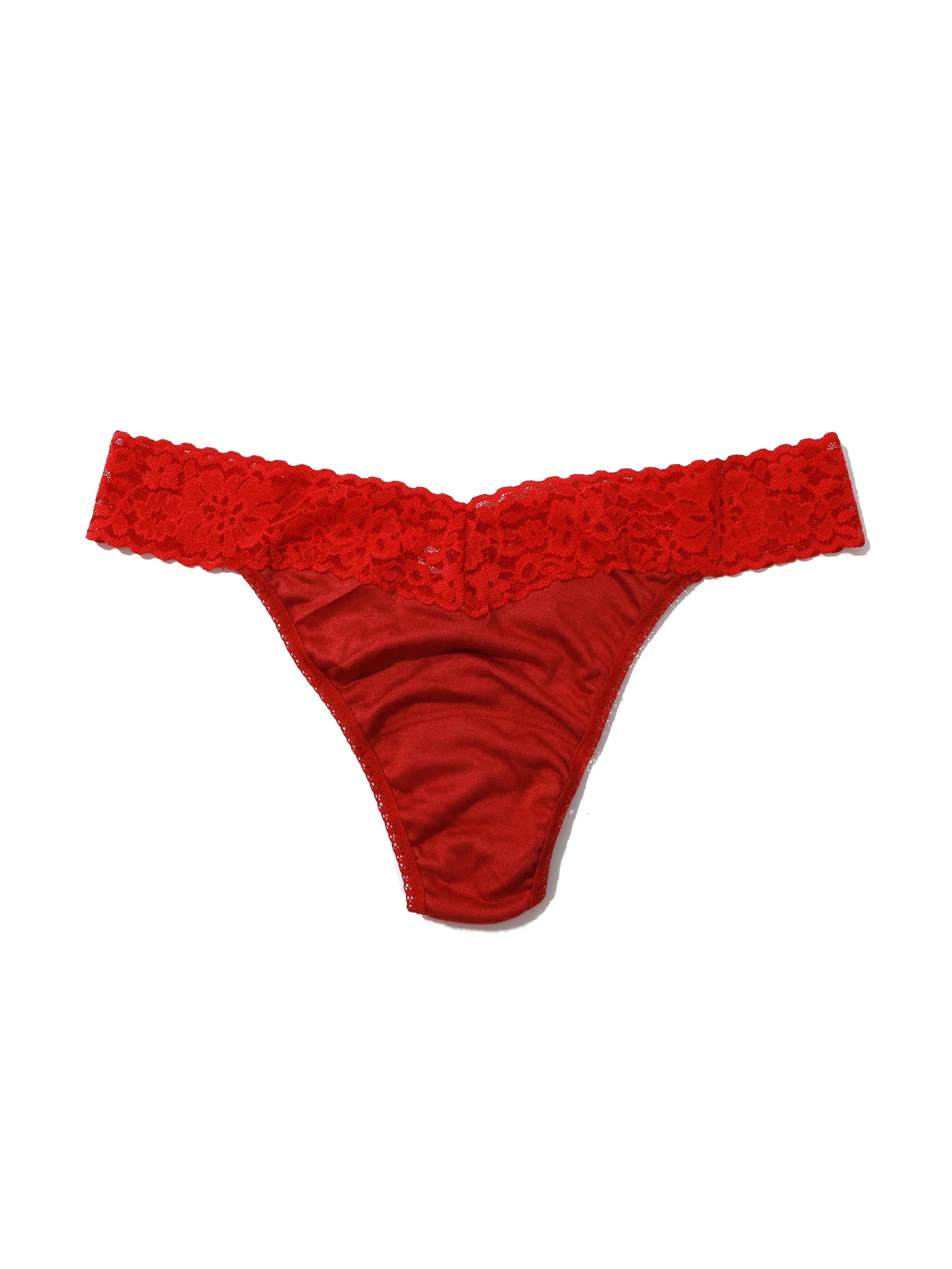 DreamEase® Original Rise Thong Burnt Sienna Red sold by Hanky Panky