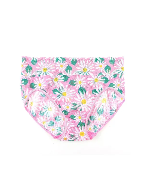 Printed Signature Lace French Brief Hello Spring Sale sold by Hanky Panky