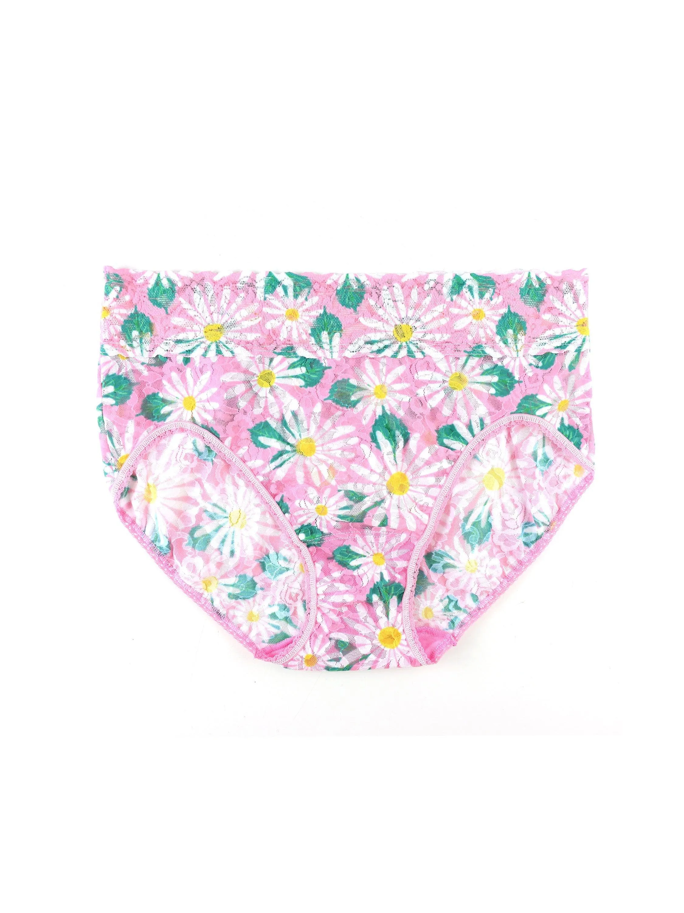Printed Signature Lace French Brief Hello Spring Sale sold by Hanky Panky