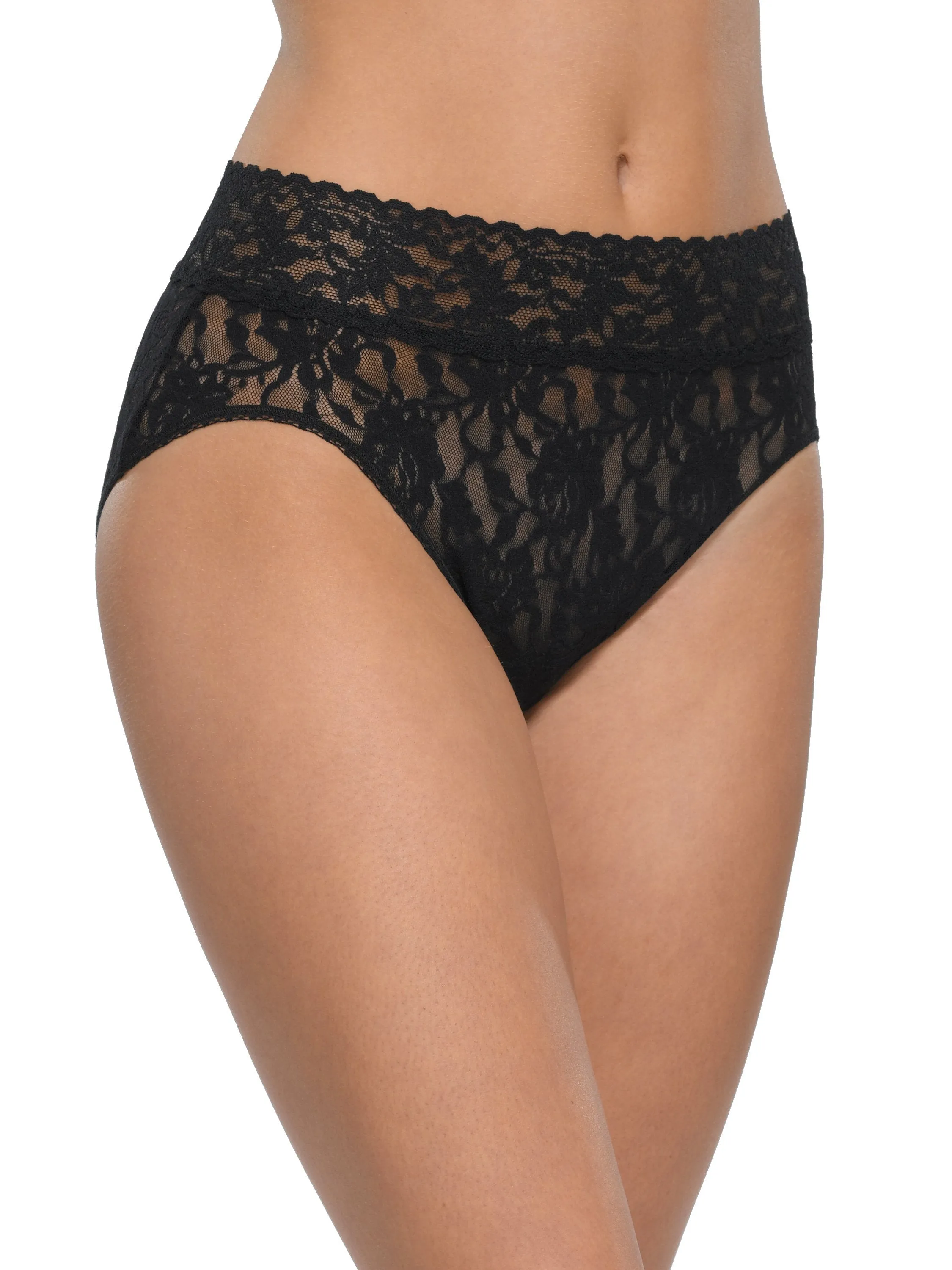 Signature Lace® French Brief Black sold by Hanky Panky