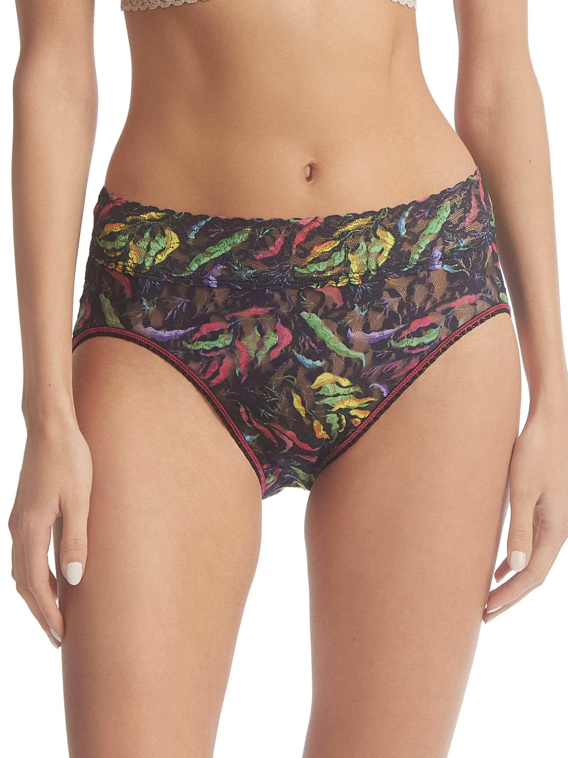 Printed Signature Lace French Brief Floating Sale sold by Hanky Panky