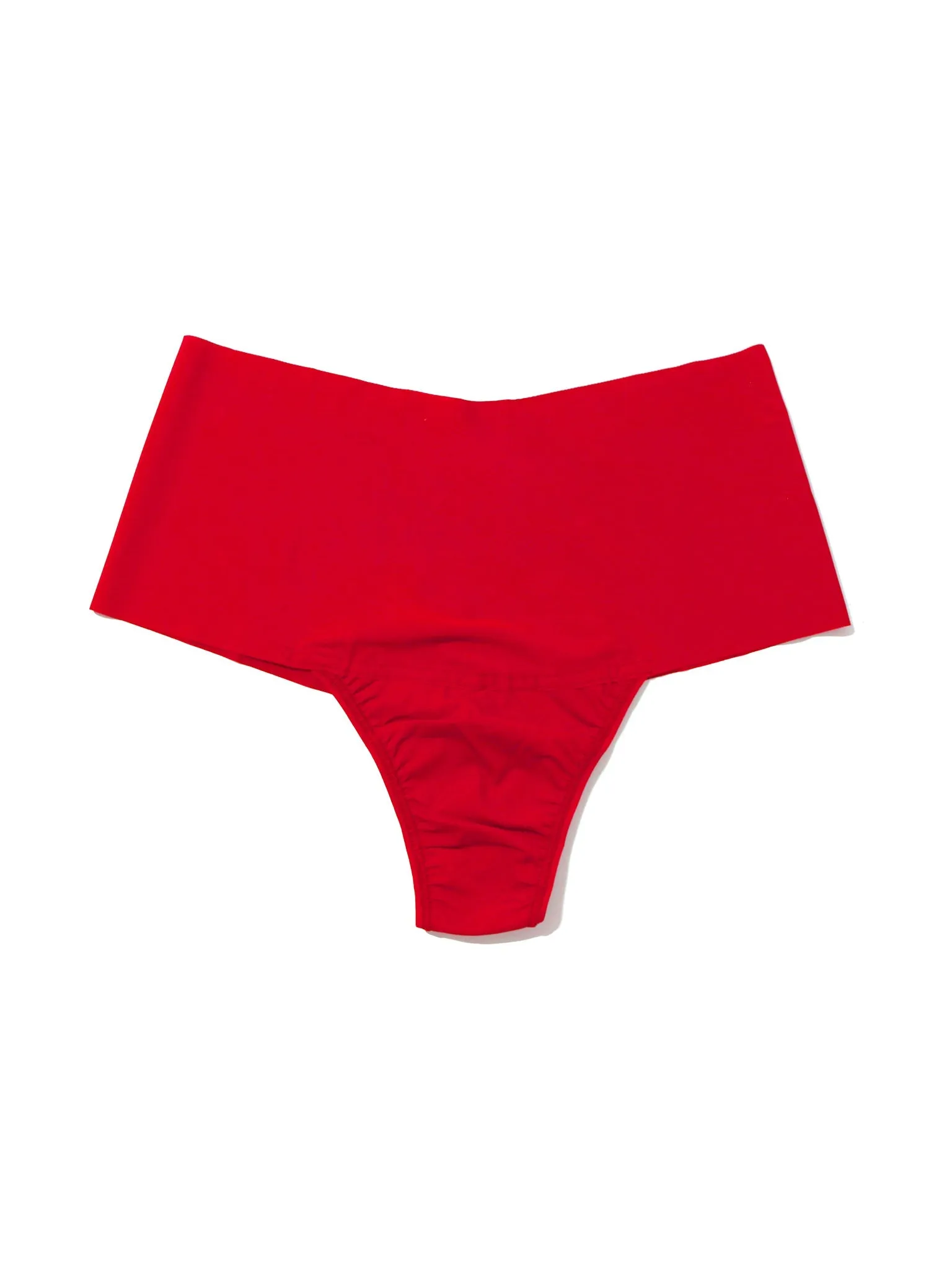 BreatheSoft® High Rise Thong Crimson Red Sale sold by Hanky Panky