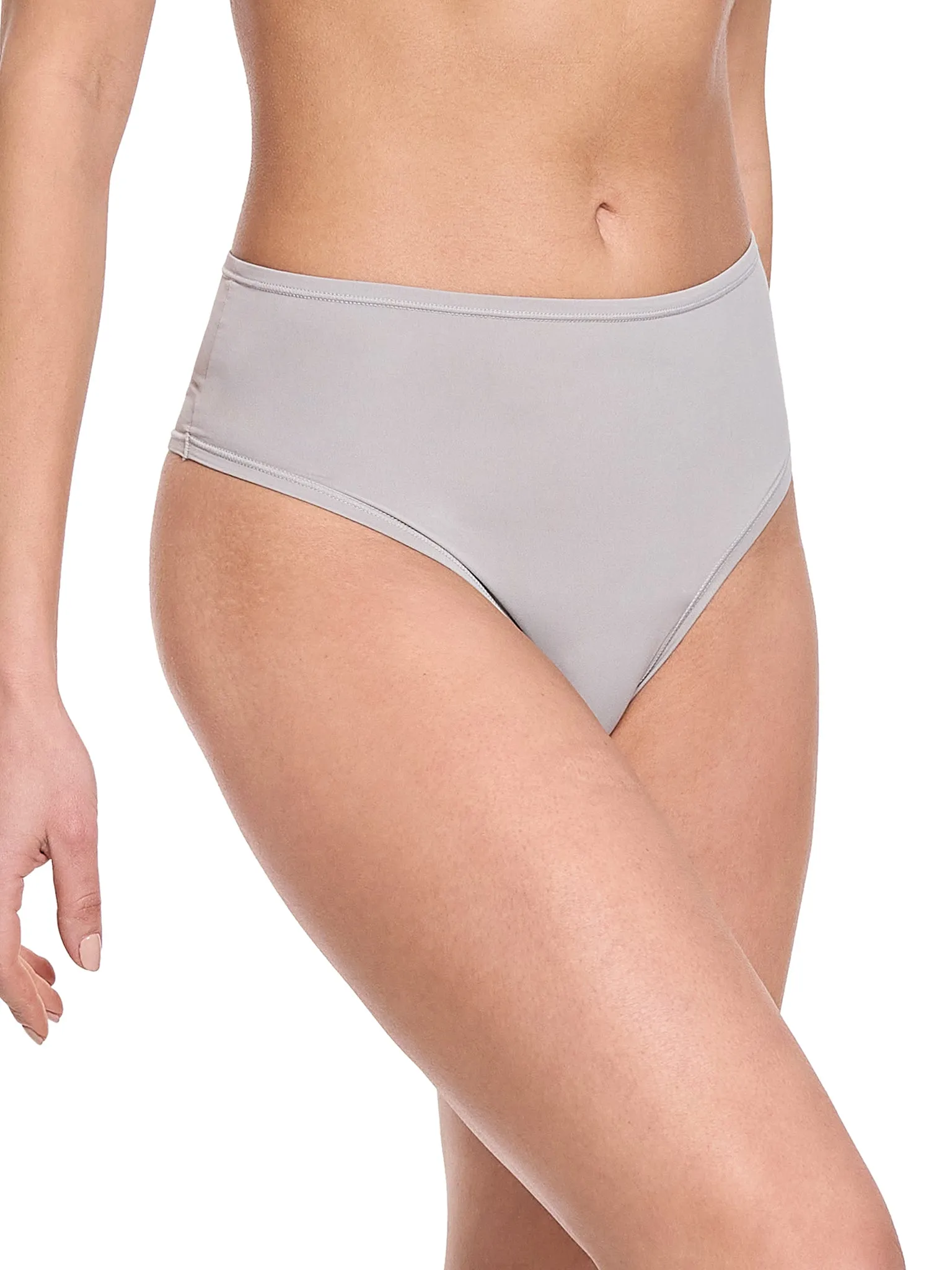YourFit™ High Rise Thong Sleep In Grey Sale sold by Hanky Panky
