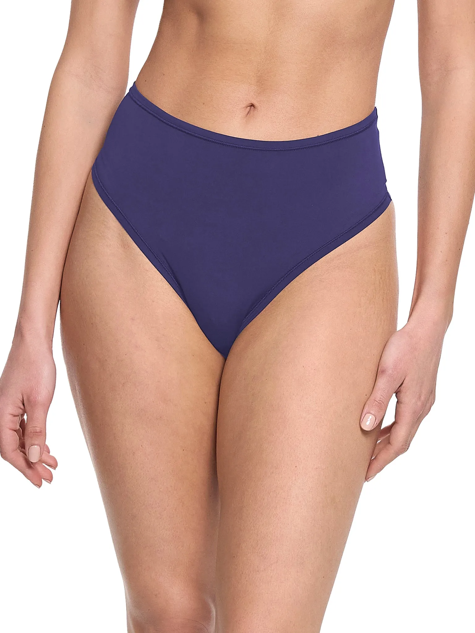 YourFit™ High Rise Thong Retrograde Purple Sale sold by Hanky Panky