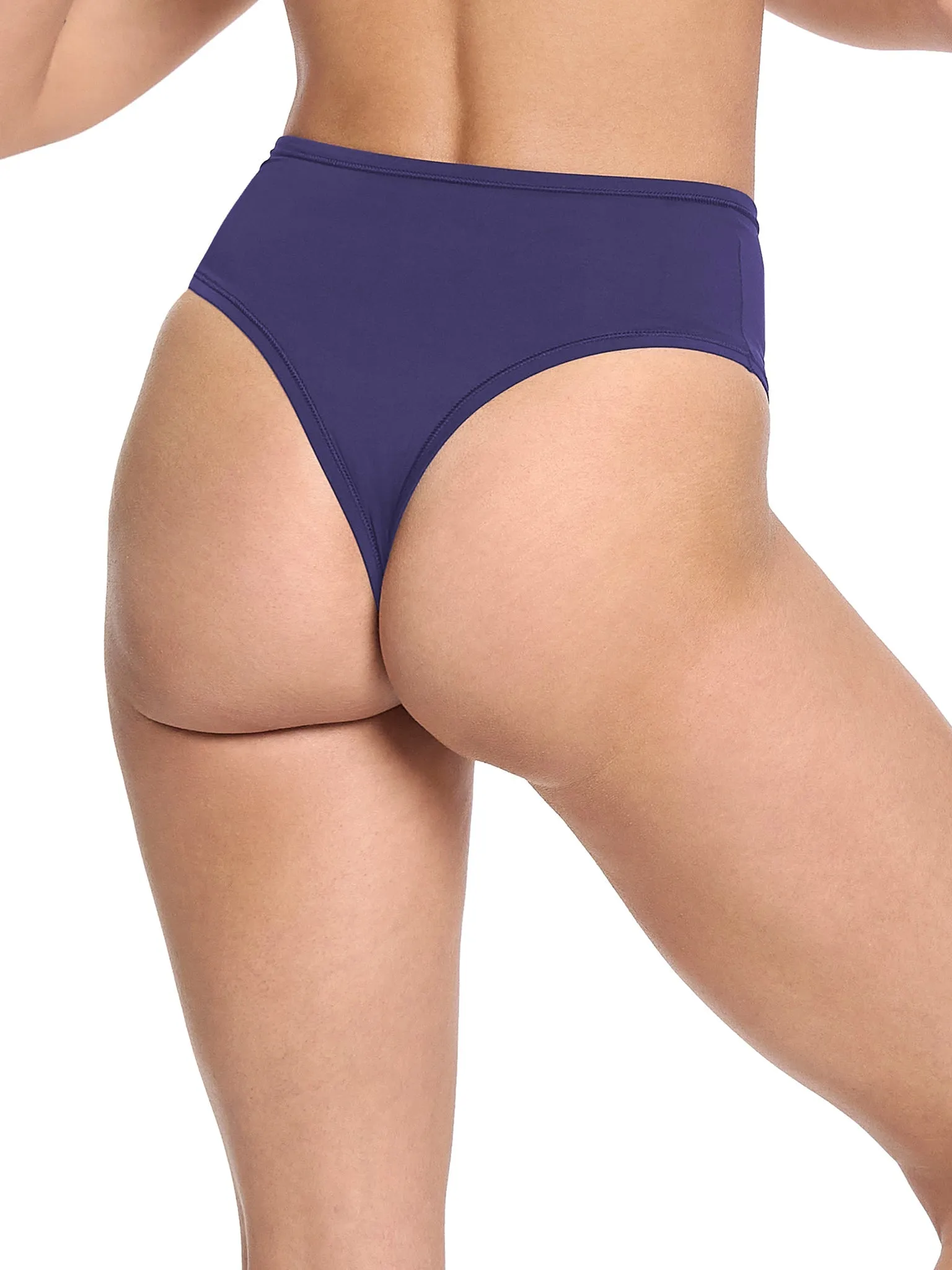 YourFit™ High Rise Thong Retrograde Purple Sale sold by Hanky Panky product image thumbnail 2