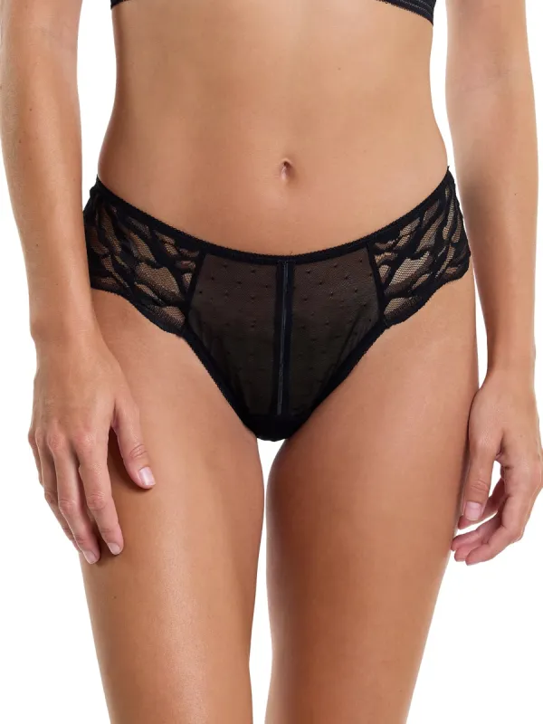 &oh™ Glamorous Grunge Diamond Thong Black Sale sold by Hanky Panky