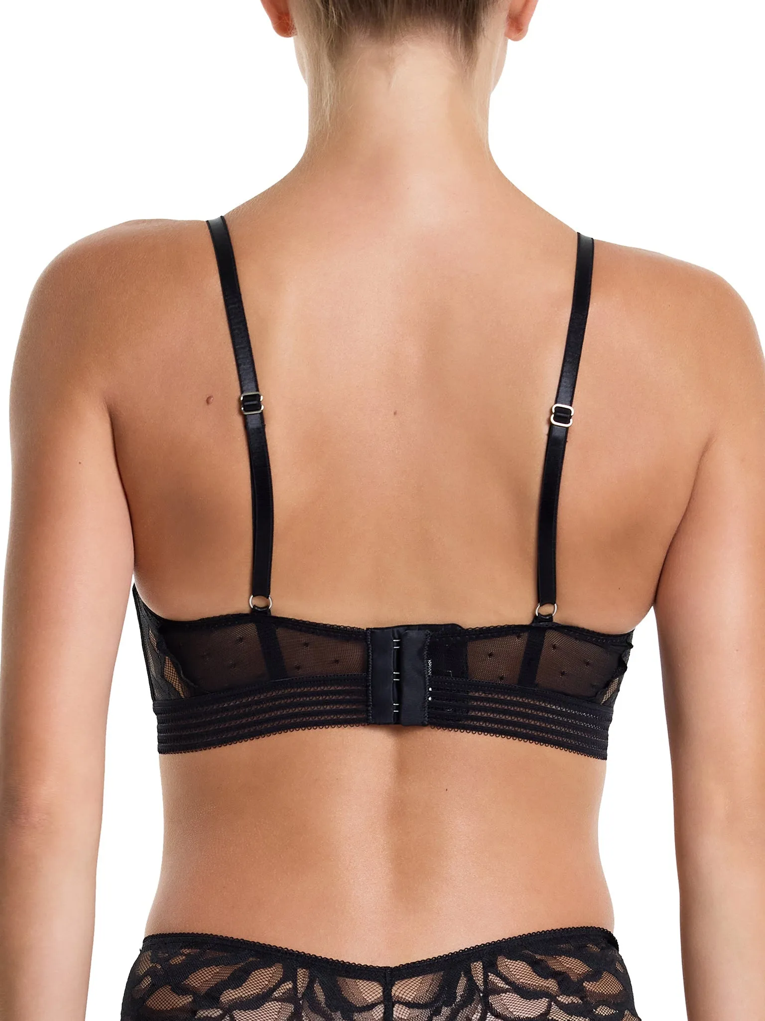 &oh™ Glamorous Grunge Longline Underwire Bra Black Sale sold by Hanky Panky product image thumbnail 2