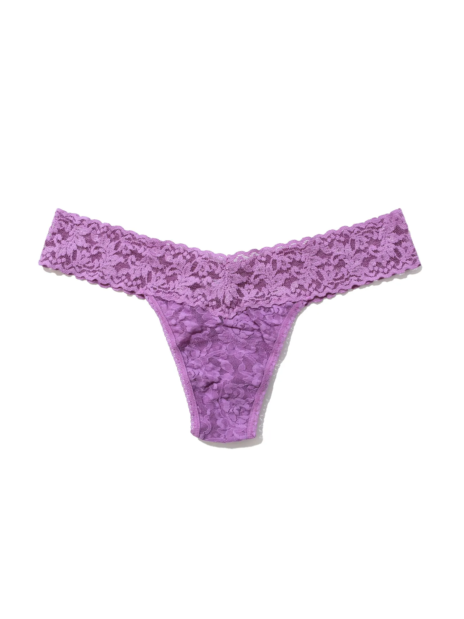 4911® Signature Lace® Low Rise Thong Venus Purple sold by Hanky Panky product image thumbnail 3