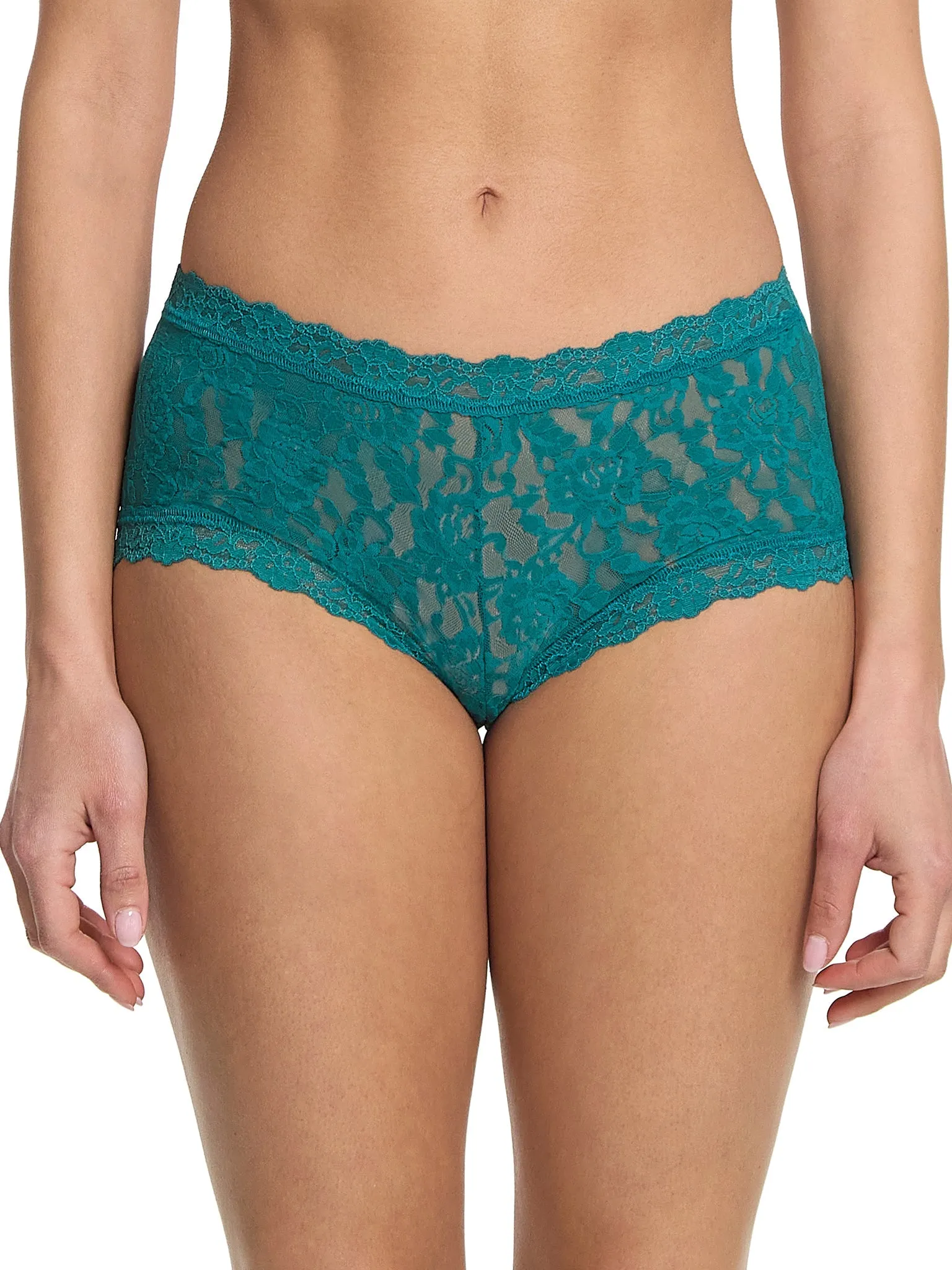 Signature Lace® Boyshort Northern Lights Green Sale sold by Hanky Panky
