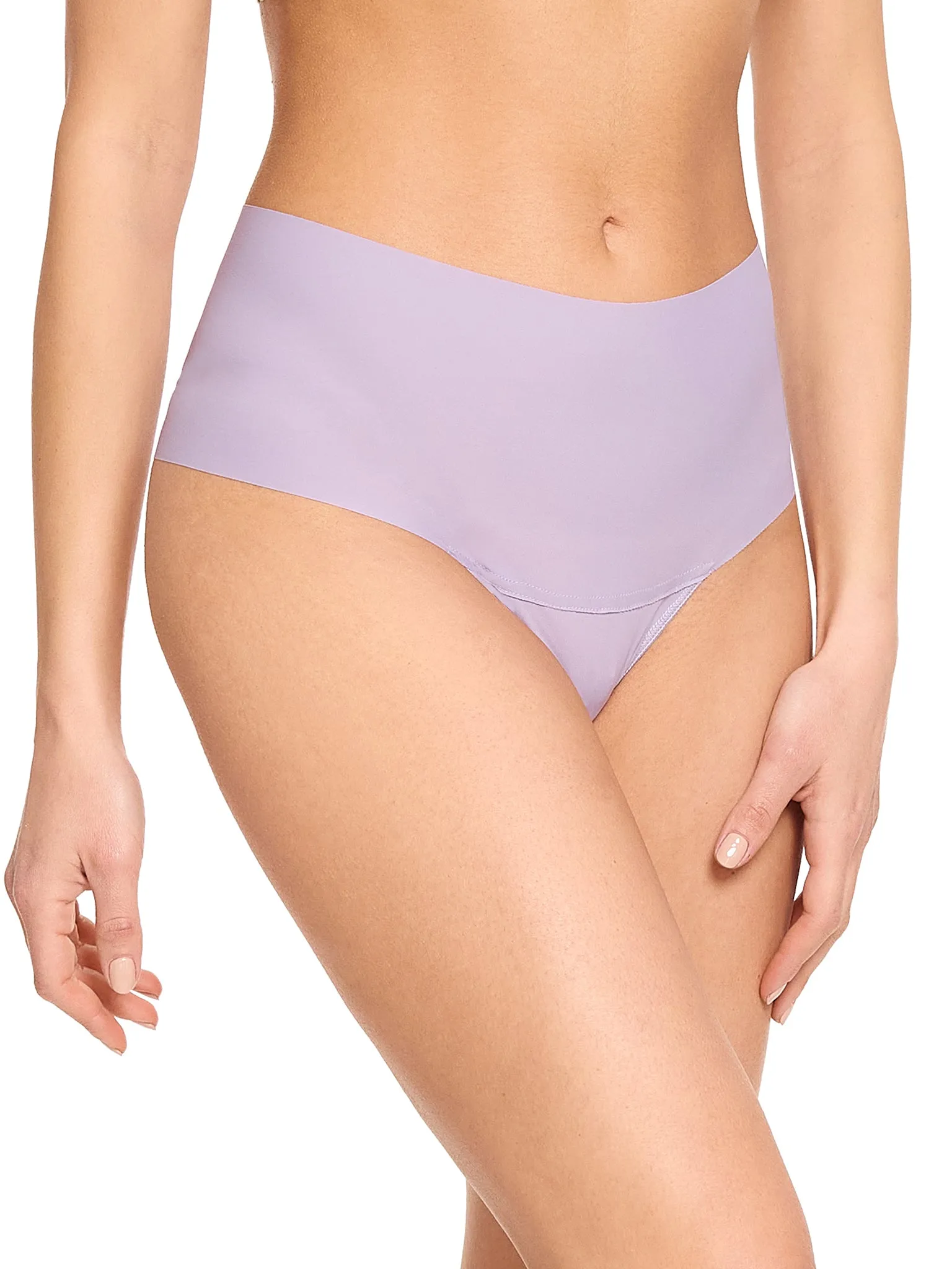 Breathesoft® High Rise Thong Aromatherapy Purple Sale sold by Hanky Panky