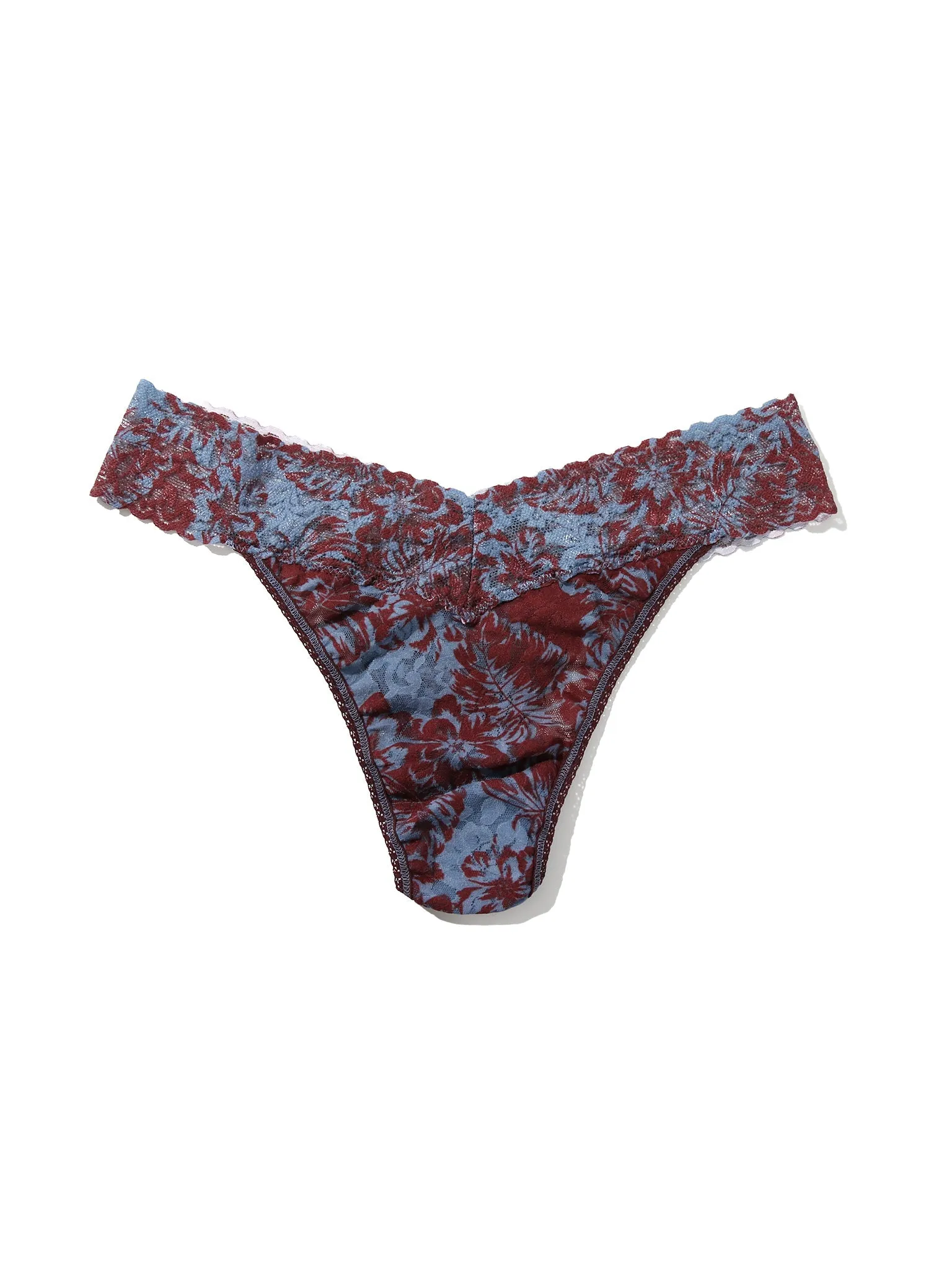 Signature Lace Original Rise Thong And Saxx Super Soft Vibe Boxer Brief Shadow Tropics sold by Hanky Panky product image thumbnail 3