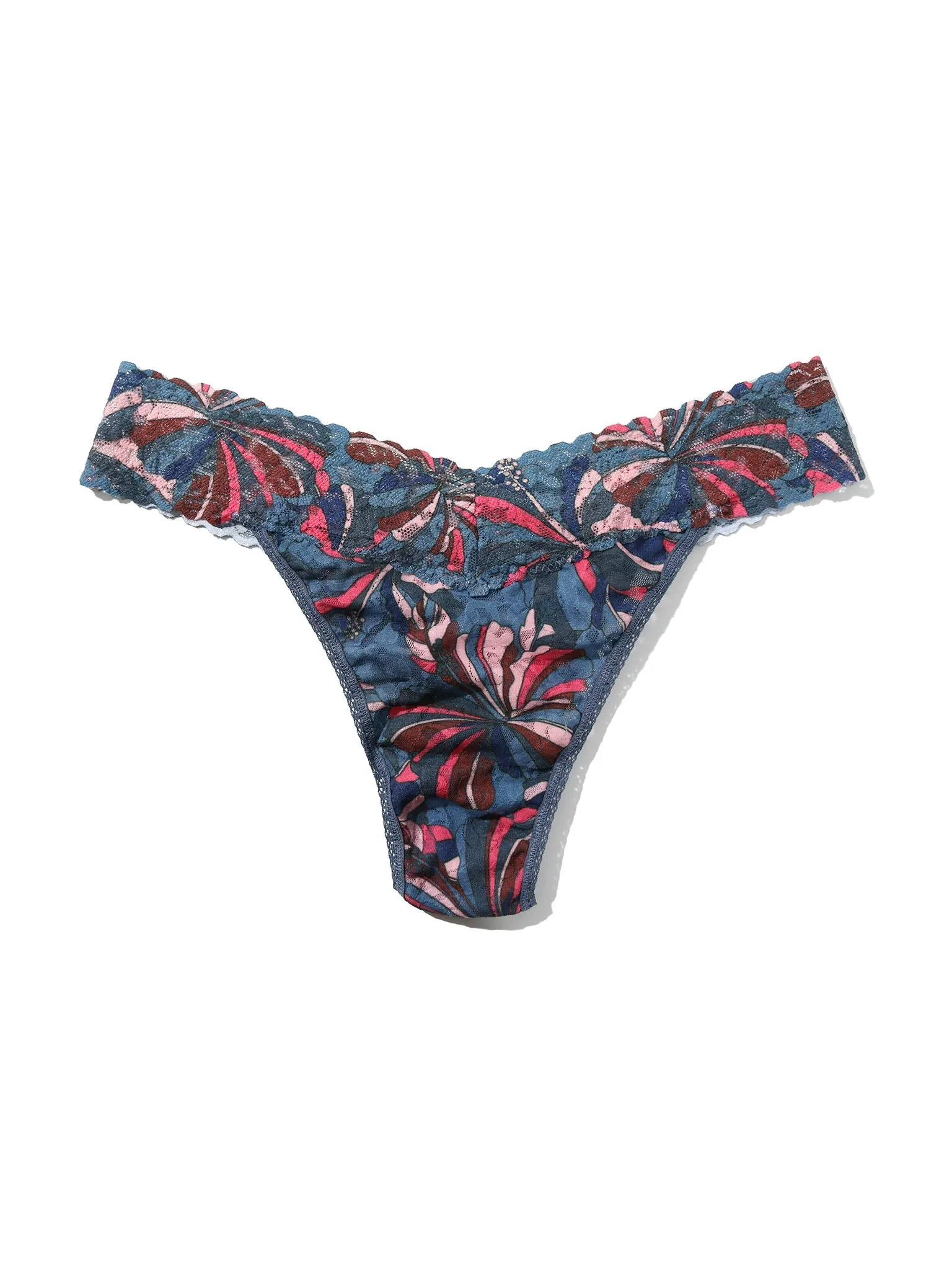 Signature Lace Original Rise Thong And Saxx Super Soft Vibe Boxer Brief Flower Pop sold by Hanky Panky product image thumbnail 3