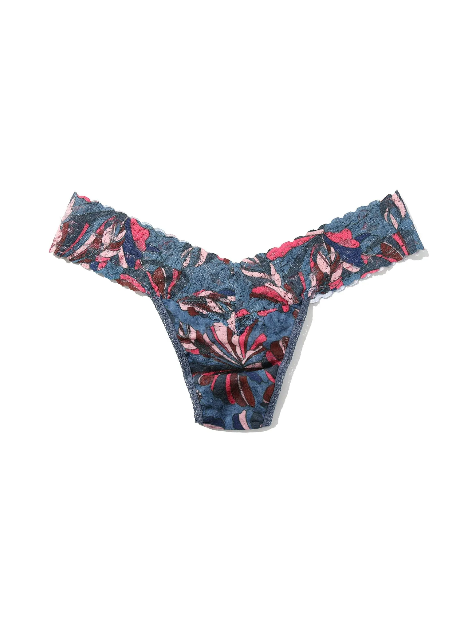 Signature Lace Low Rise Thong And Saxx Super Soft Vibe Boxer Brief Flower Pop sold by Hanky Panky product image thumbnail 4