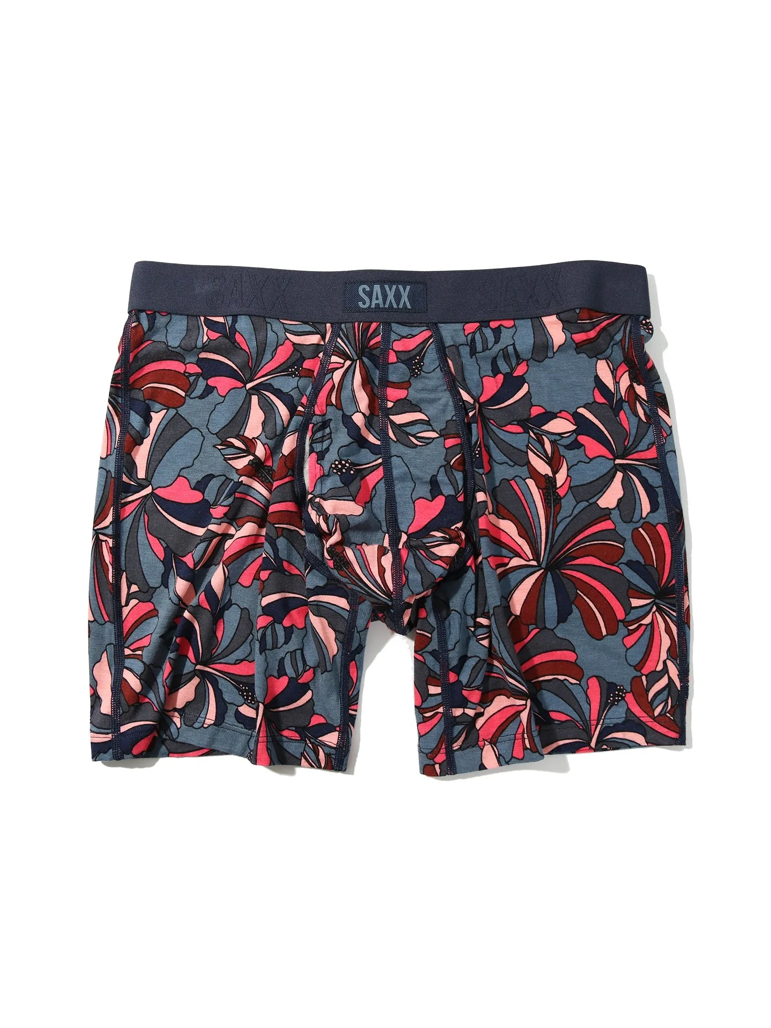 Signature Lace Low Rise Thong And Saxx Super Soft Vibe Boxer Brief Flower Pop sold by Hanky Panky