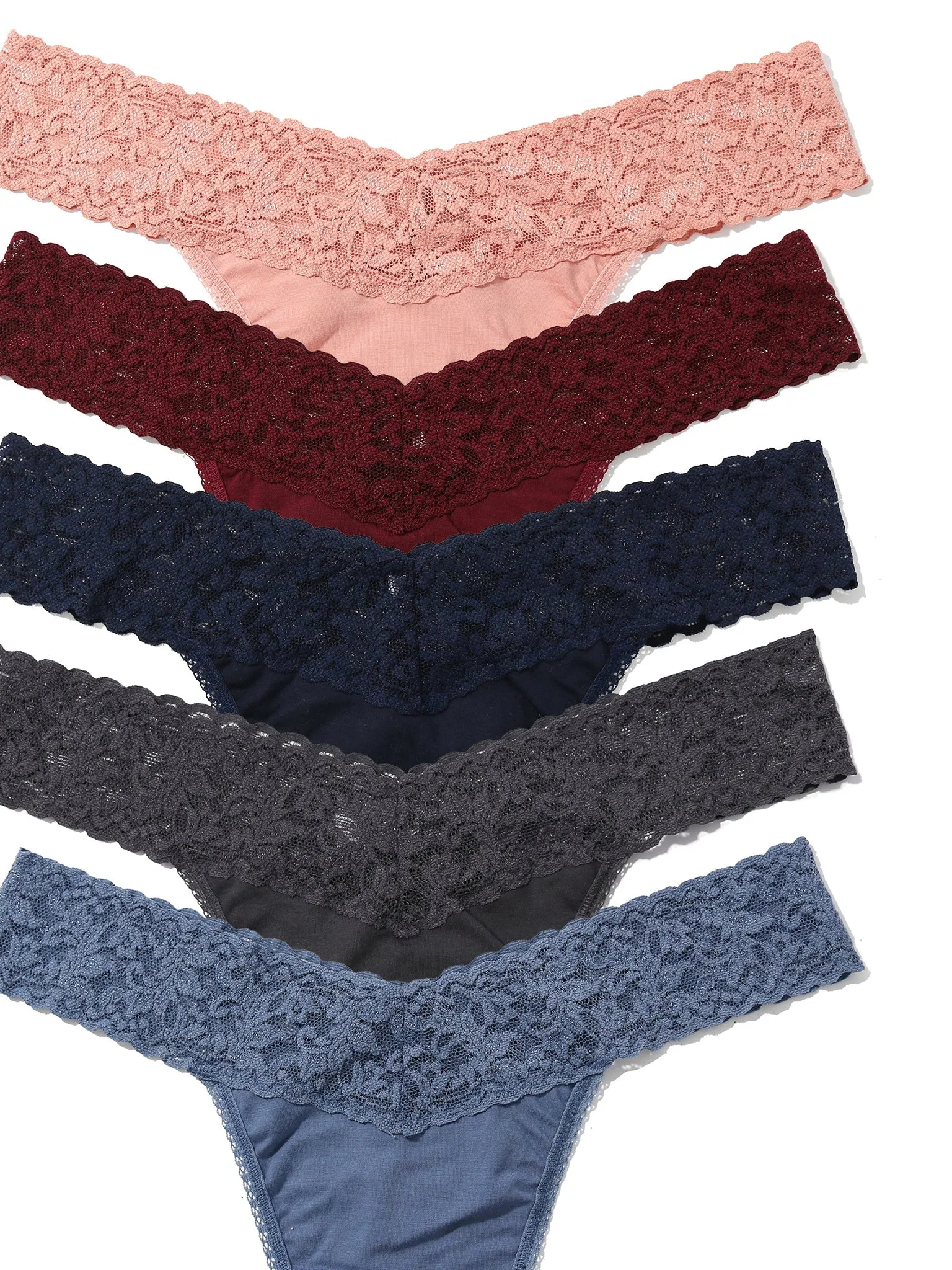 Holiday 5 Pack Supima® Cotton Original Rise Thong sold by Hanky Panky product image thumbnail 2