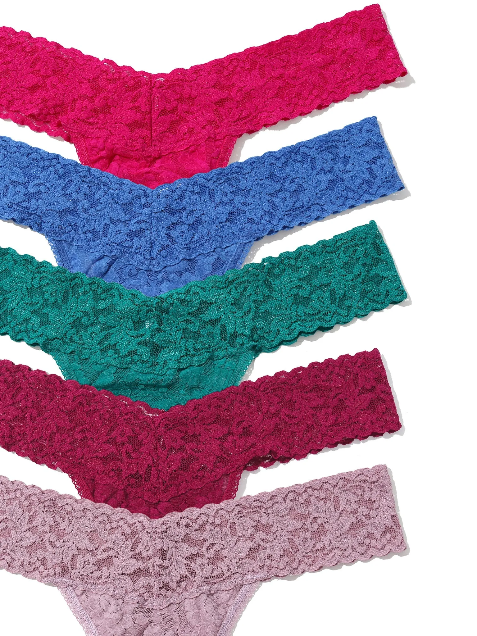 Holiday 5 Pack Signature Lace® Low Rise Thong Sale sold by Hanky Panky product image thumbnail 2