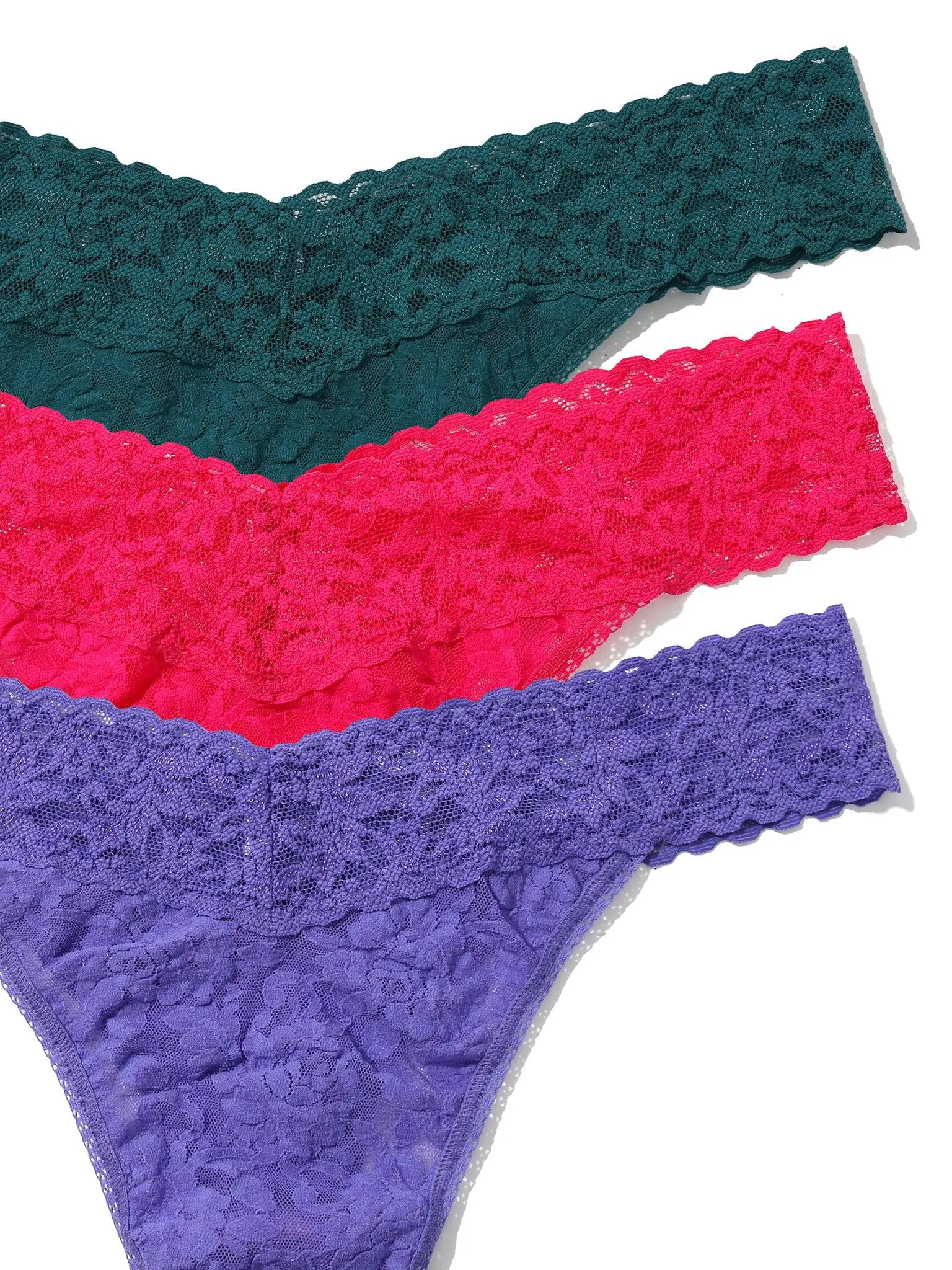 Holiday 3 Pack Signature Lace® Original Rise Thong Sale sold by Hanky Panky product image thumbnail 2