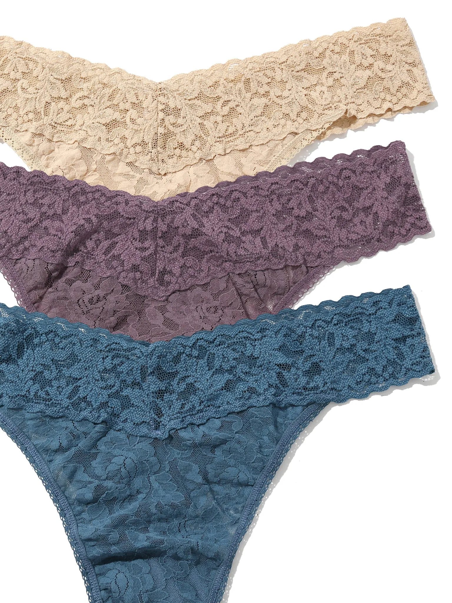 Holiday 3 Pack Signature Lace® Original Rise Thong Sale sold by Hanky Panky product image thumbnail 3