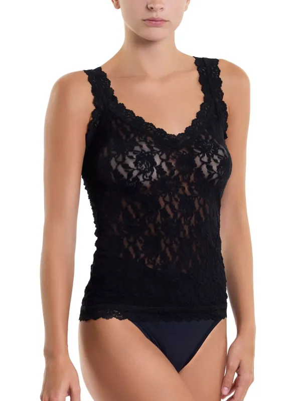 Signature Lace V Neck Unlined Cami Black Sale sold by Hanky Panky