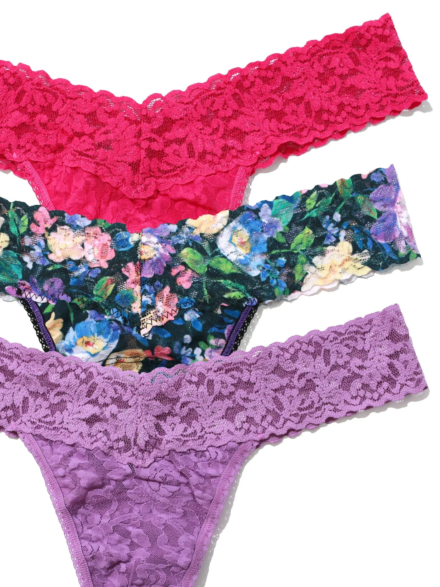 3 Pack Low Rise Thongs Dream Garden Sale sold by Hanky Panky product image thumbnail 2