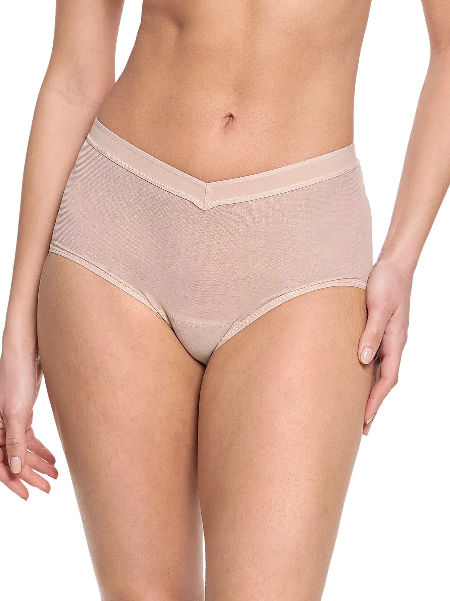 Mesh Boyshort Chai Sale sold by Hanky Panky