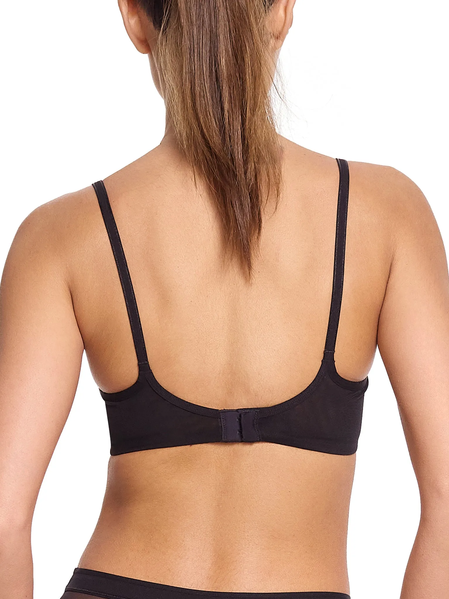 Unlined Mesh Underwire Bra Black Sale sold by Hanky Panky product image thumbnail 3