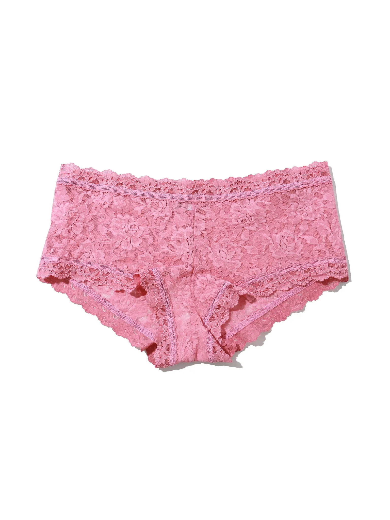 Signature Lace® Boyshort Tea Cake Pink Sale sold by Hanky Panky product image thumbnail 3