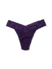 Signature Lace Original Rise Thong Snow Day Purple sold by Hanky Panky