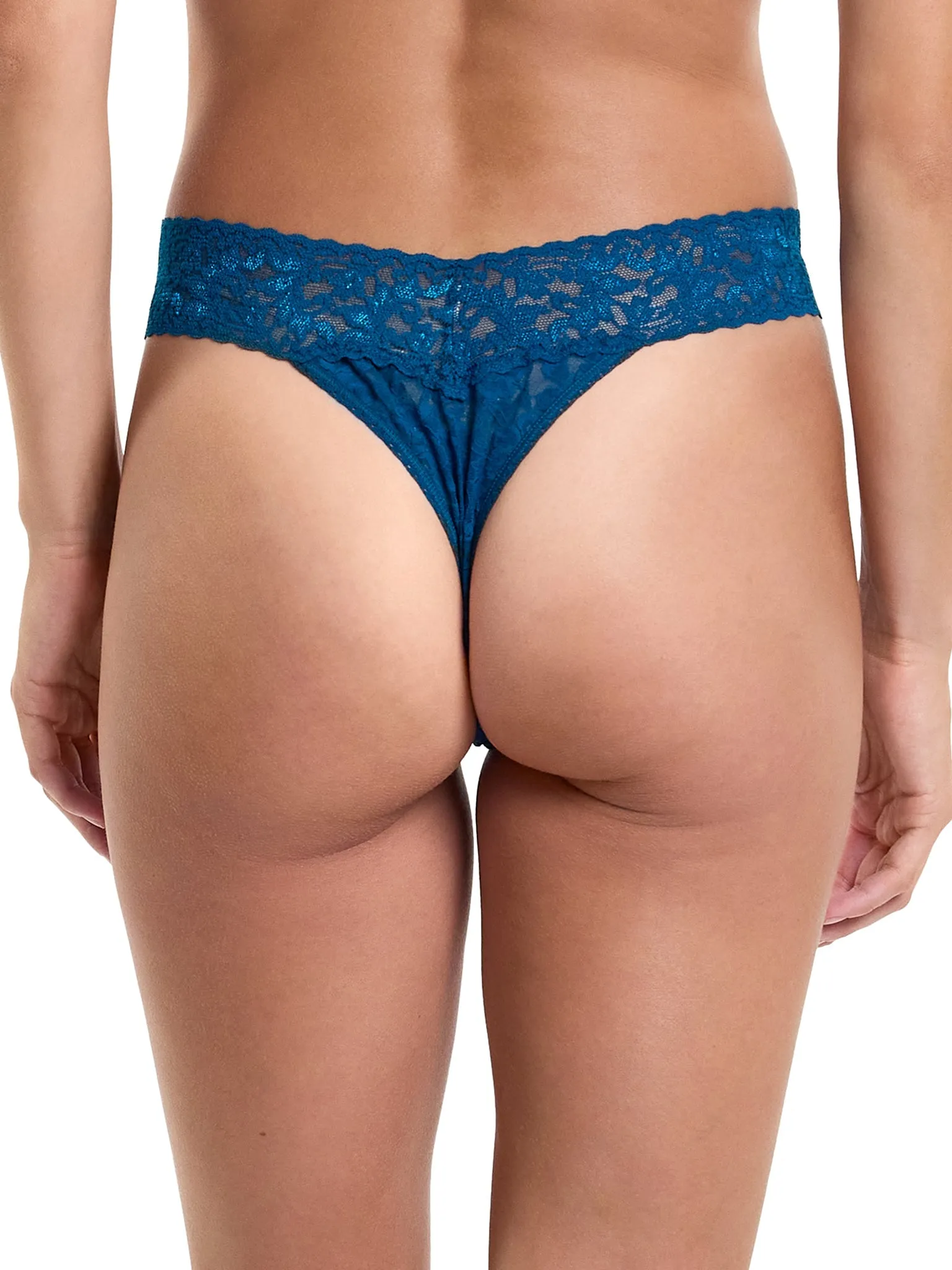 Signature Lace® Original Rise Thong North Pole Green Sale sold by Hanky Panky product image thumbnail 2
