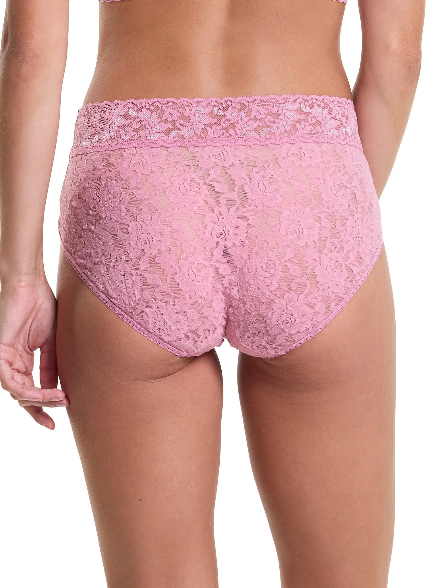 Signature Lace® French Brief Tea Cake Pink Sale sold by Hanky Panky product image thumbnail 2