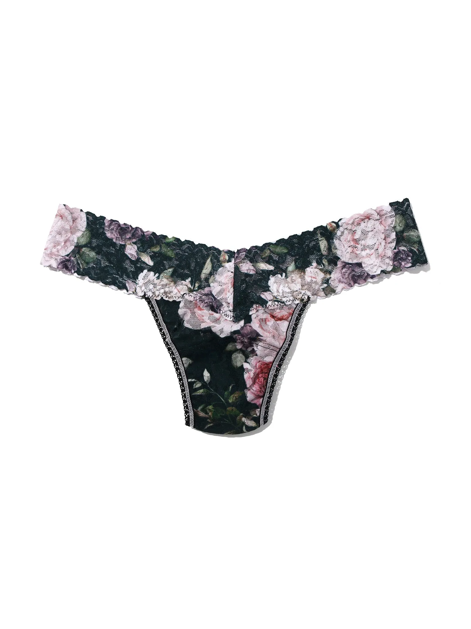 Printed Signature Lace® Low Rise Thong Romantique Sale sold by Hanky Panky product image thumbnail 4