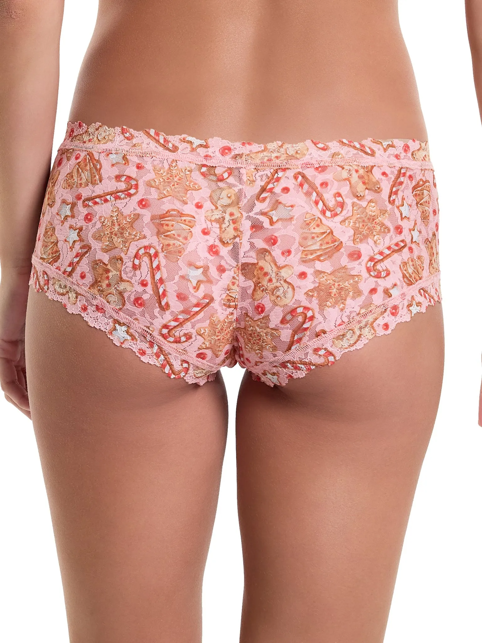 Printed Signature Lace® Boyshort Gingerbread Sale sold by Hanky Panky product image thumbnail 2