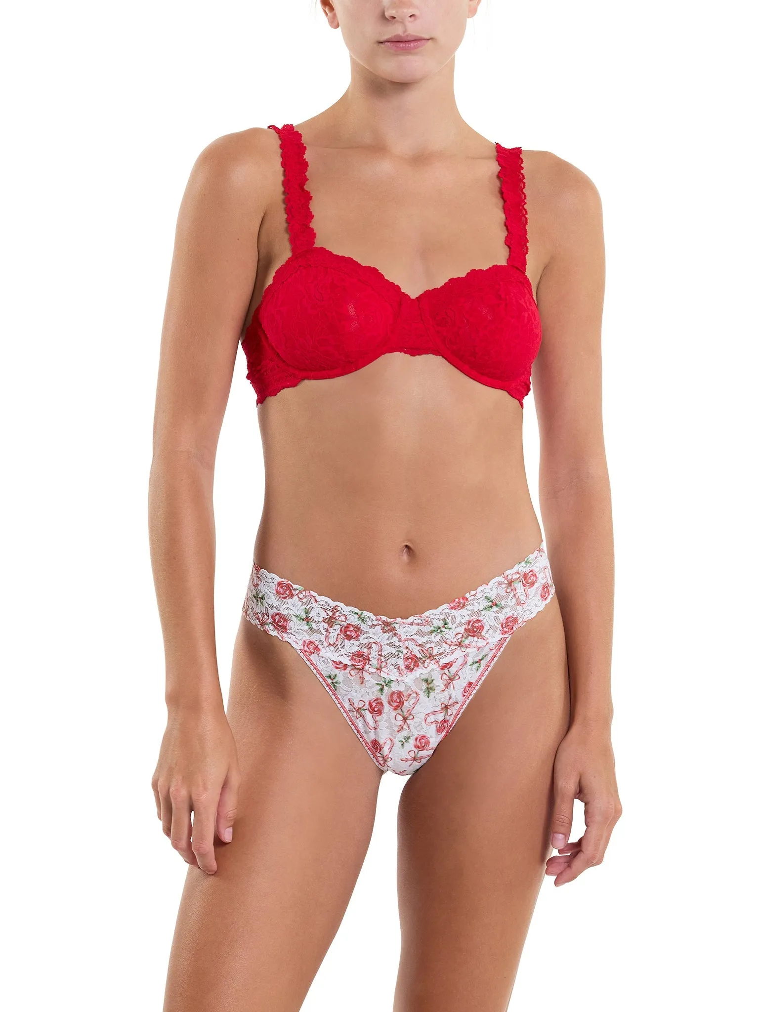 Printed Signature Lace Original Rise Thong Something Sweet Sale sold by Hanky Panky product image thumbnail 4