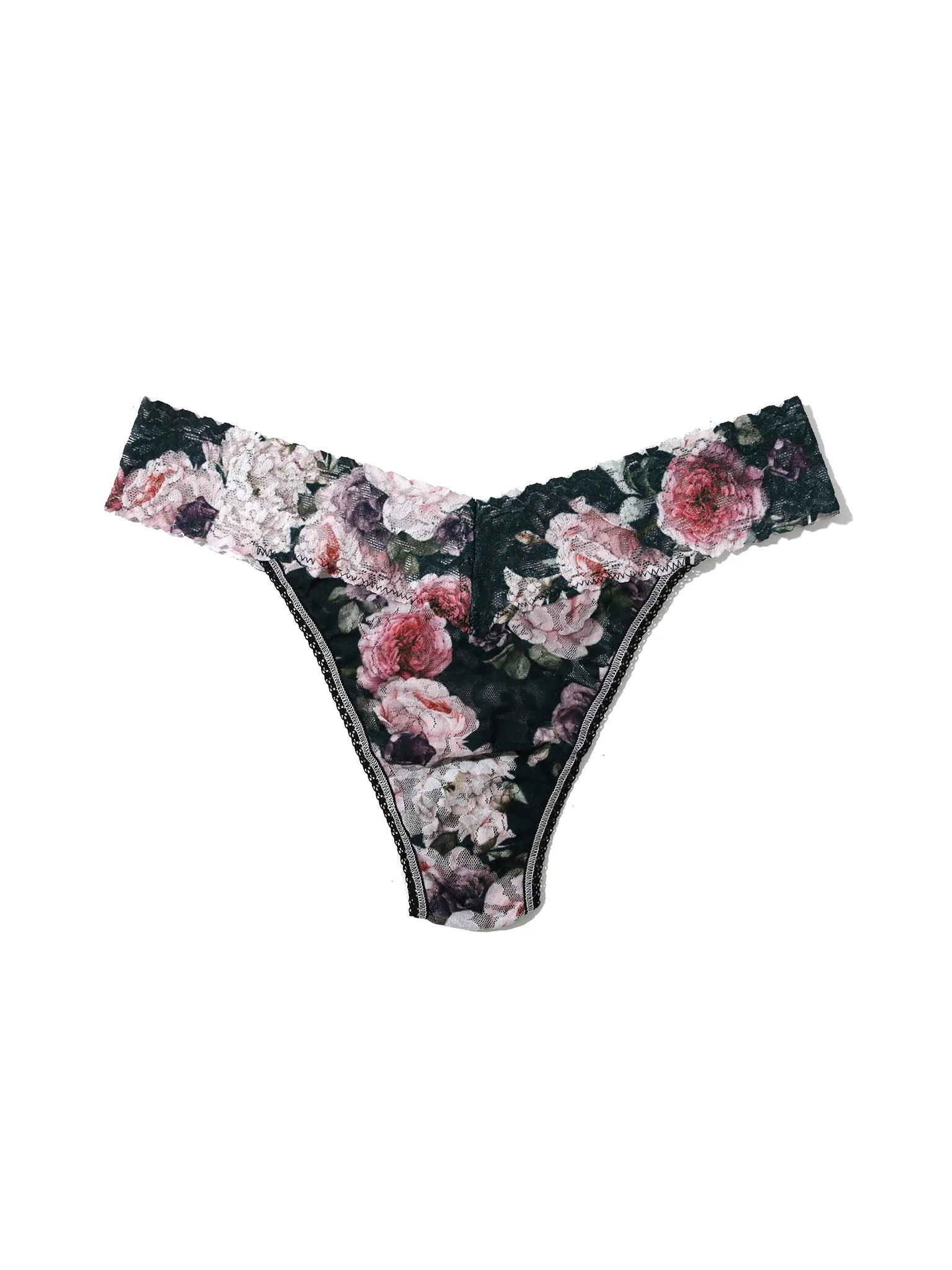 Printed Signature Lace® Original Rise Thong Romantique sold by Hanky Panky product image thumbnail 3