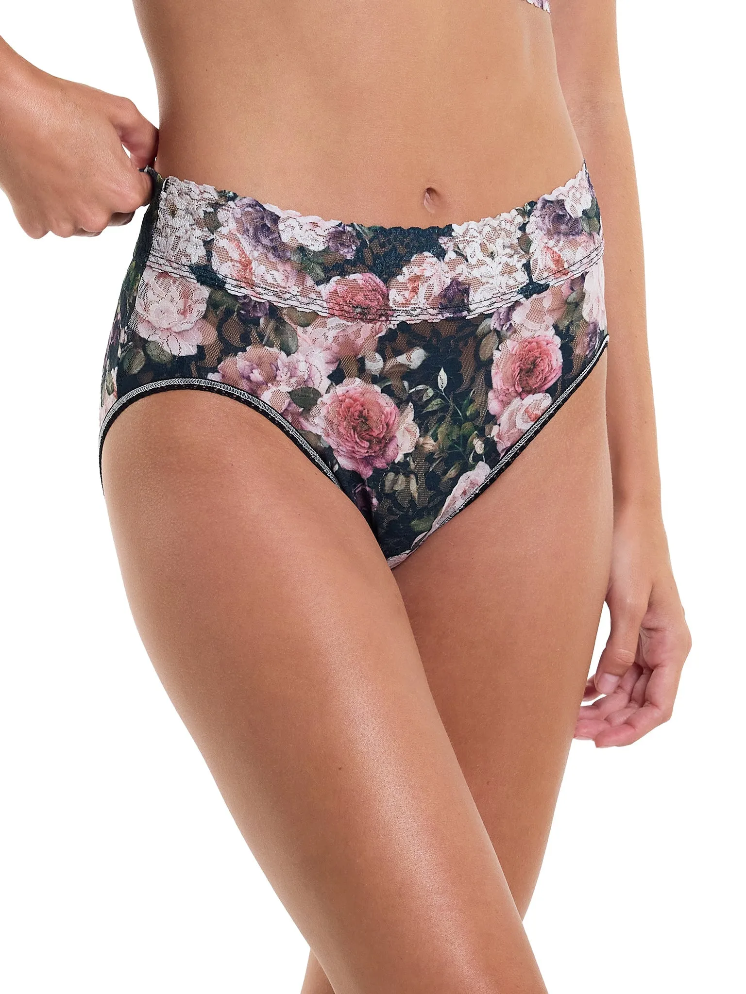 Printed Signature Lace® French Brief Romantique Sale sold by Hanky Panky