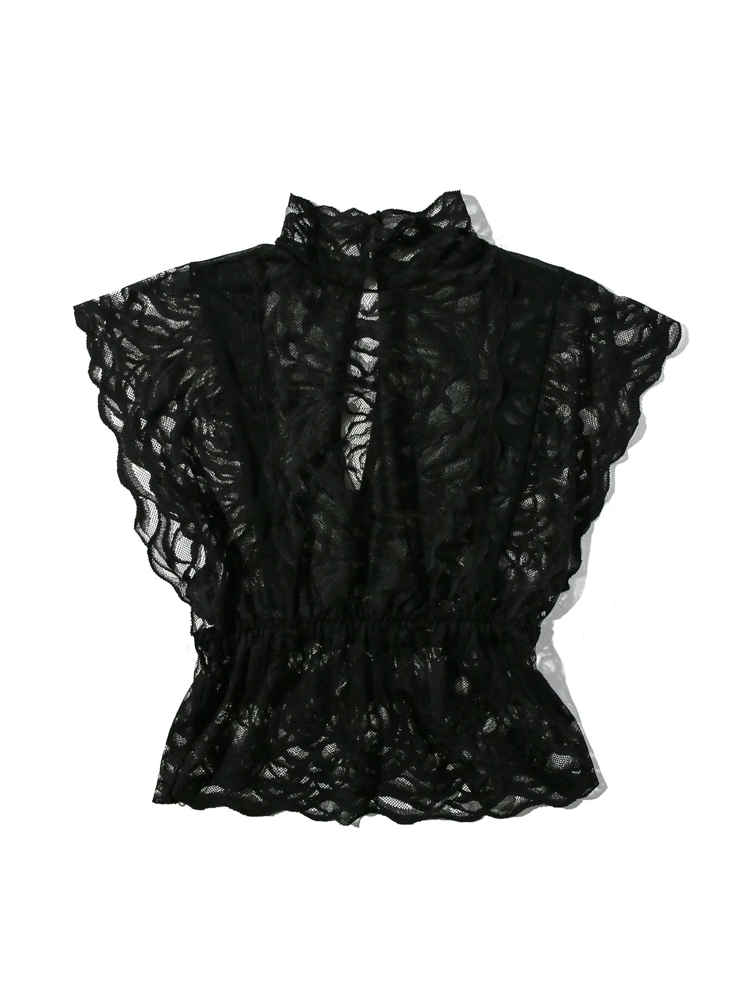 &oh™ Dark Romance Lace Mockneck Top Black sold by Hanky Panky product image thumbnail 4