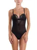 &oh™ Dark Romance Underwire Bodysuit Black Sale sold by Hanky Panky