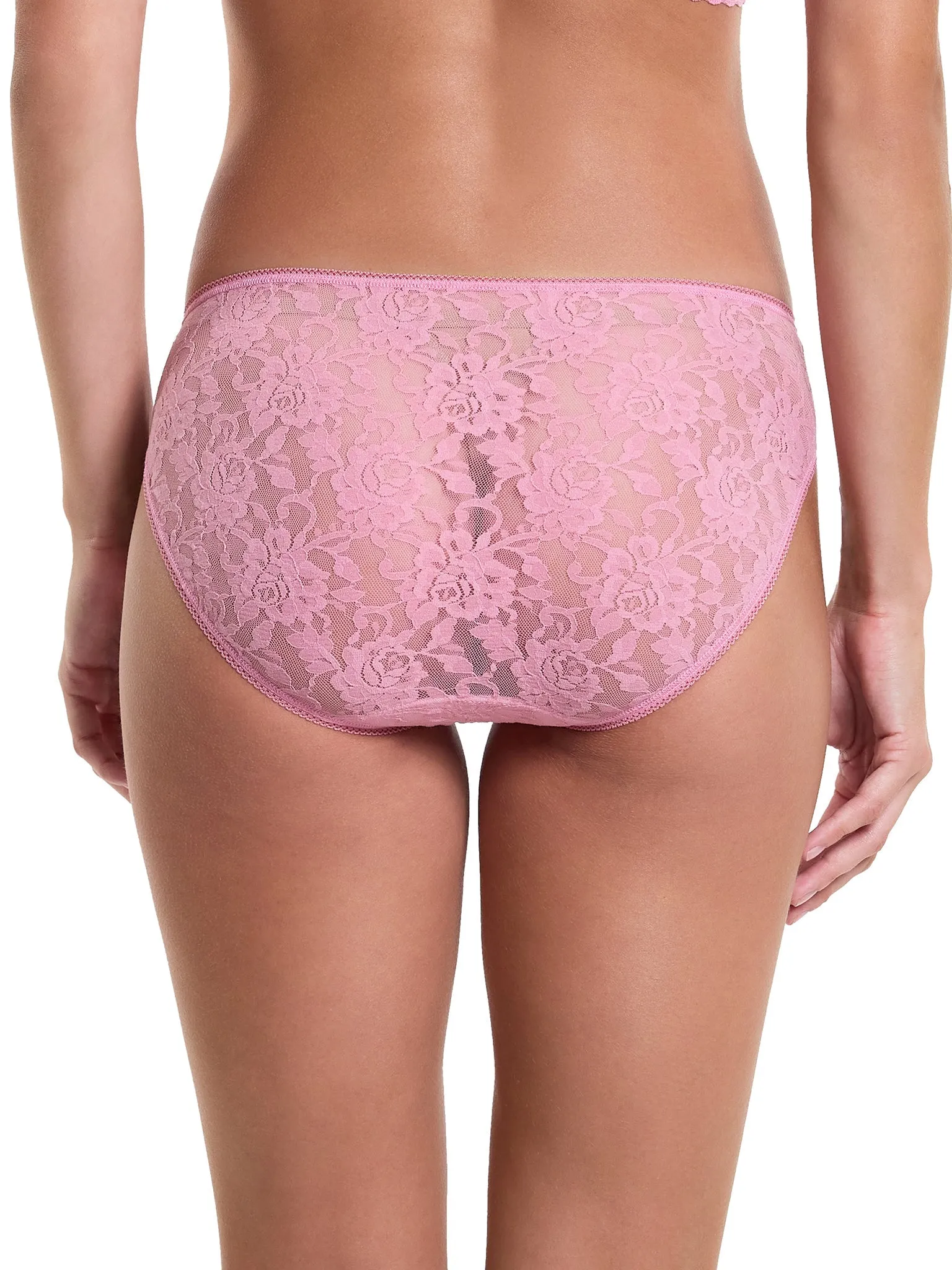 Signature Lace® Bikini Tea Cake Pink Sale sold by Hanky Panky product image thumbnail 2