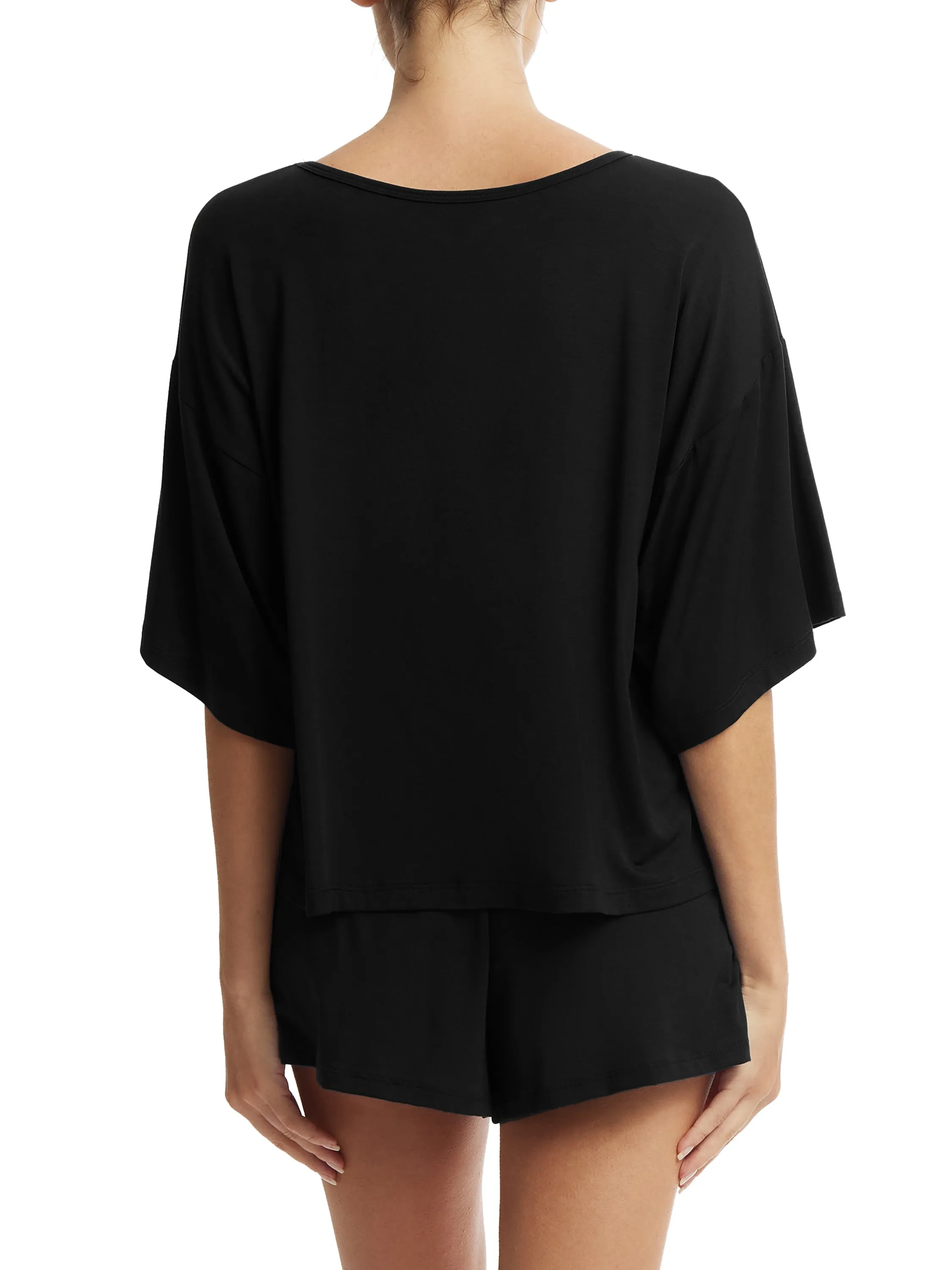 Unwind Tee Black sold by Hanky Panky product image thumbnail 2