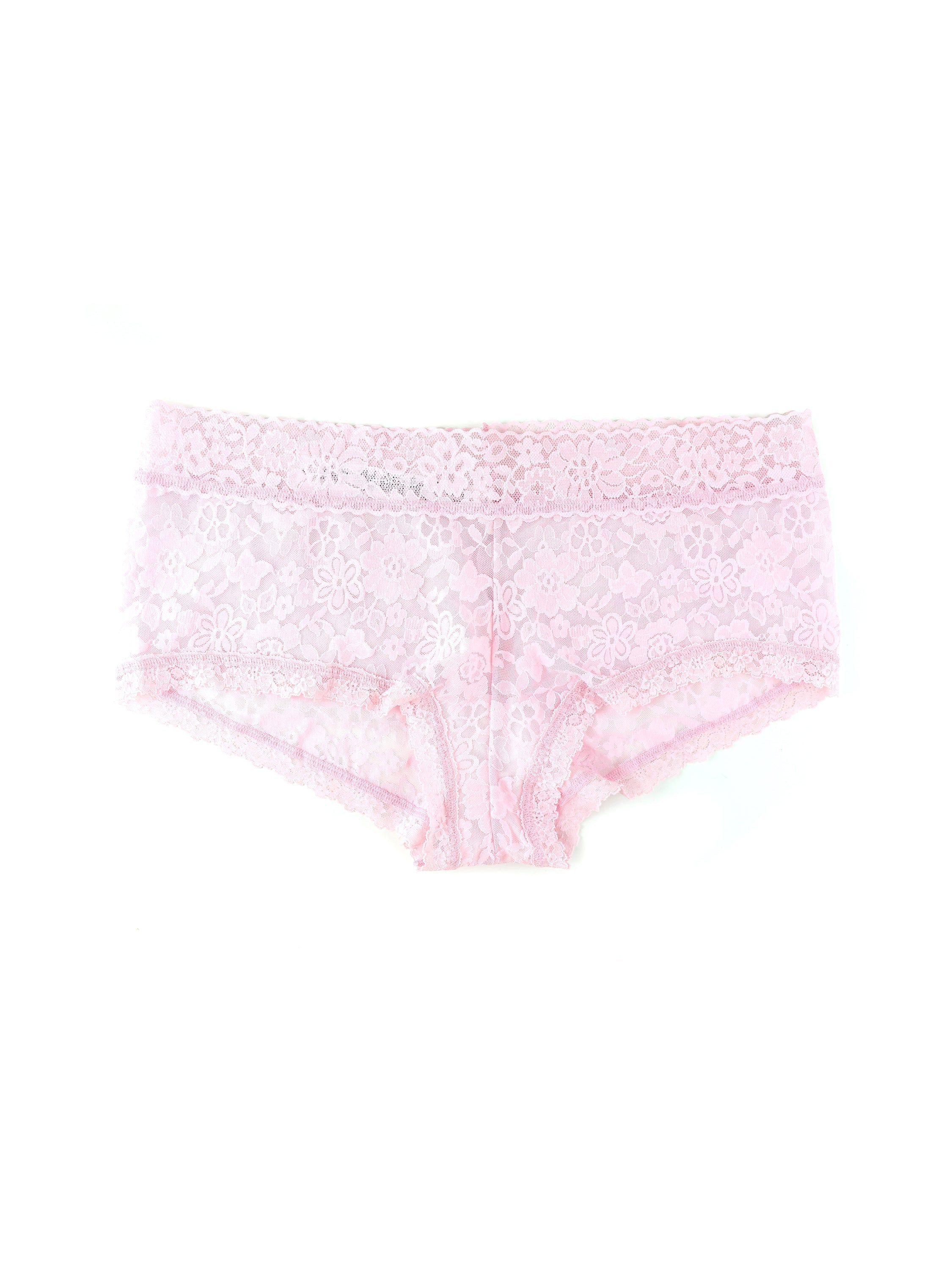 Daily Lace™ Plus Size Boyshort Fairy Dust Pink sold by Hanky Panky