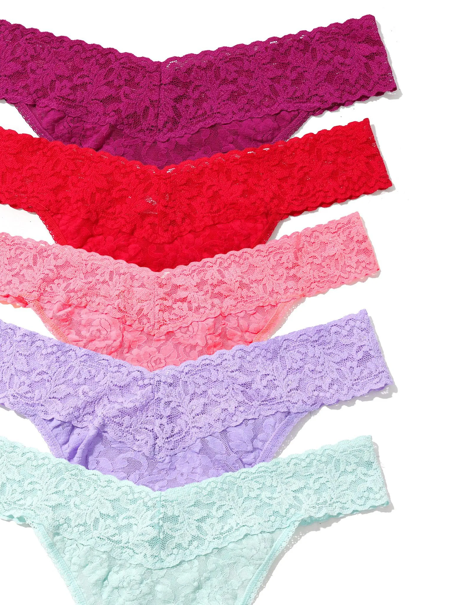 Holiday 5 Pack Signature Lace Original Rise Thong Sale sold by Hanky Panky product image thumbnail 2
