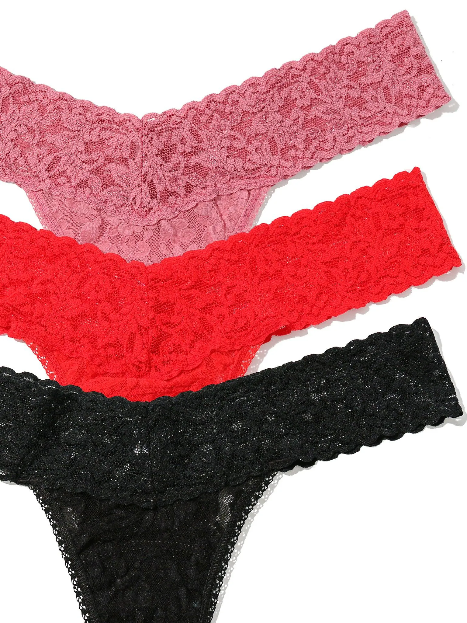 Holiday 3 Pack Signature Lace® Low Rise Thong Sale sold by Hanky Panky product image thumbnail 2