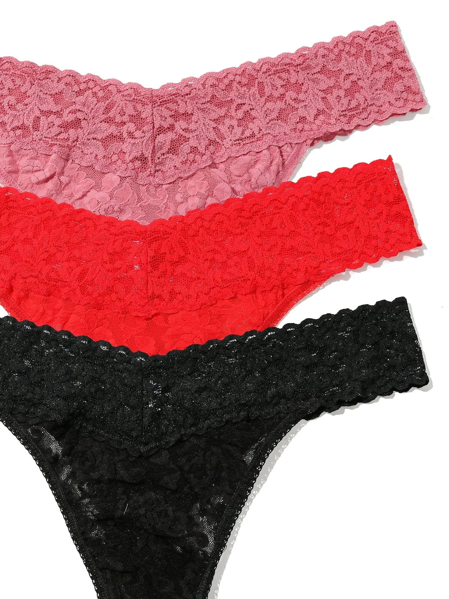Holiday 3 Pack Signature Lace® Original Rise Thong Sale sold by Hanky Panky product image thumbnail 2