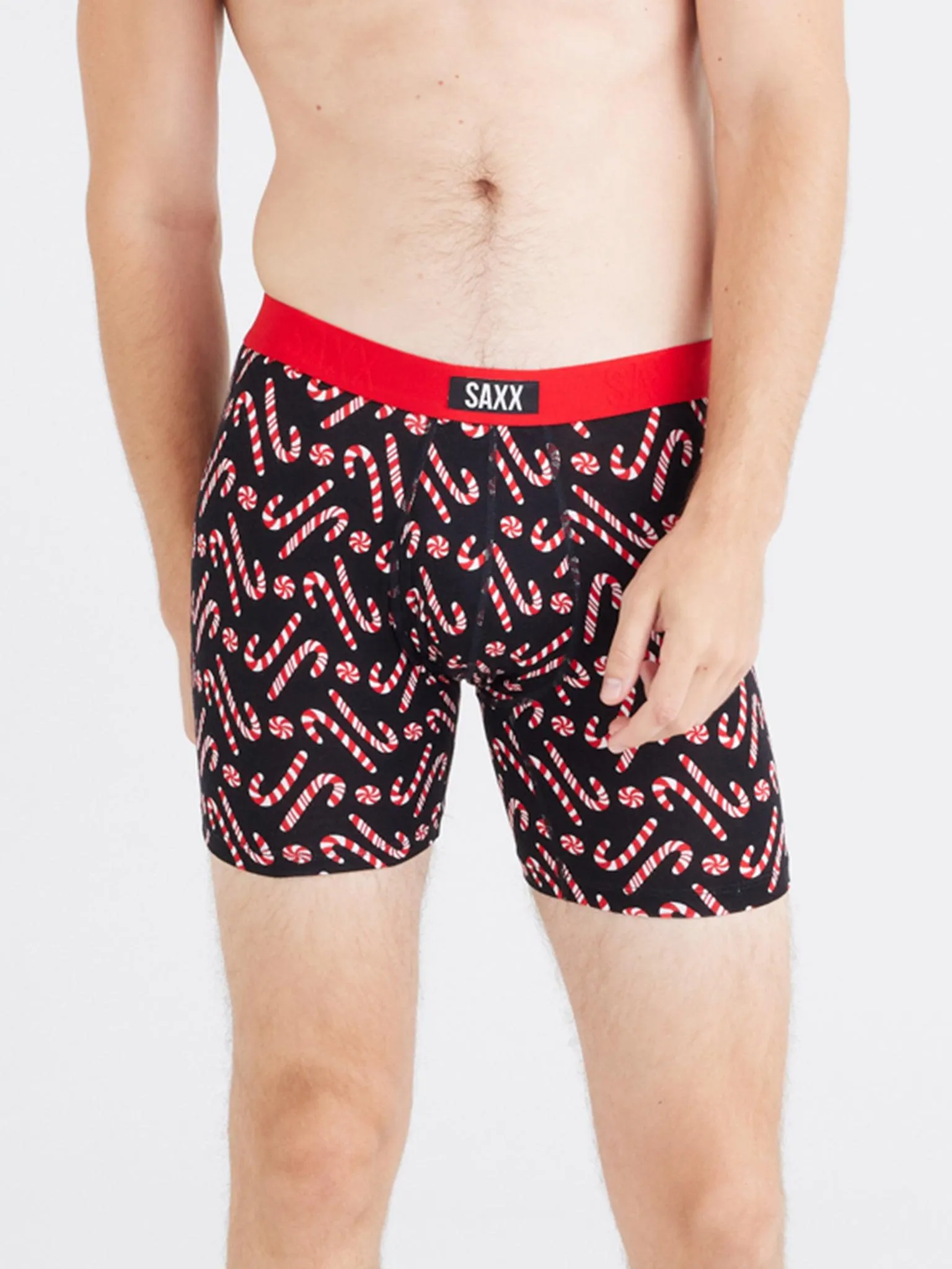 Signature Lace Low Rise Thong And Saxx Super Soft Vibe Boxer Brief sold by Hanky Panky product image thumbnail 5