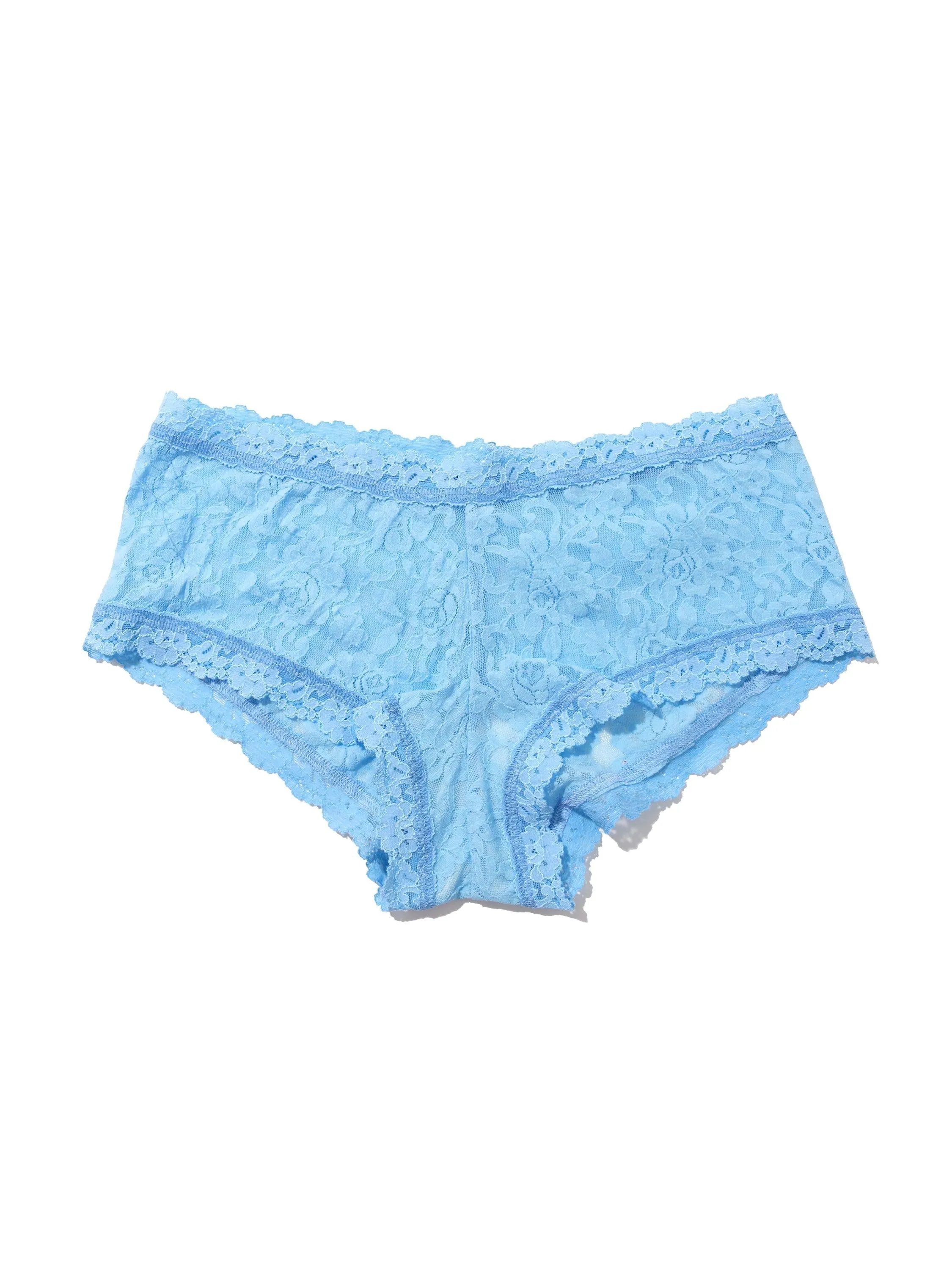 Signature Lace Boyshort Partly Cloudy Blue Sale sold by Hanky Panky