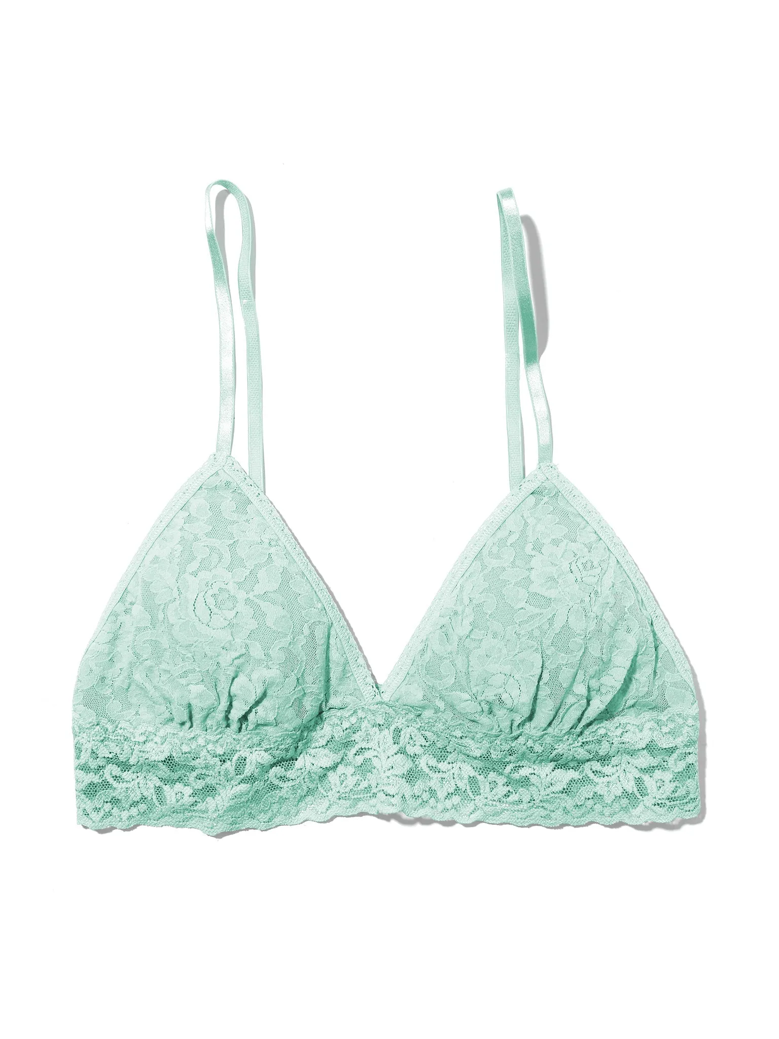 Signature Lace® Padded Triangle Bralette Pistachio Sale sold by Hanky Panky product image thumbnail 4