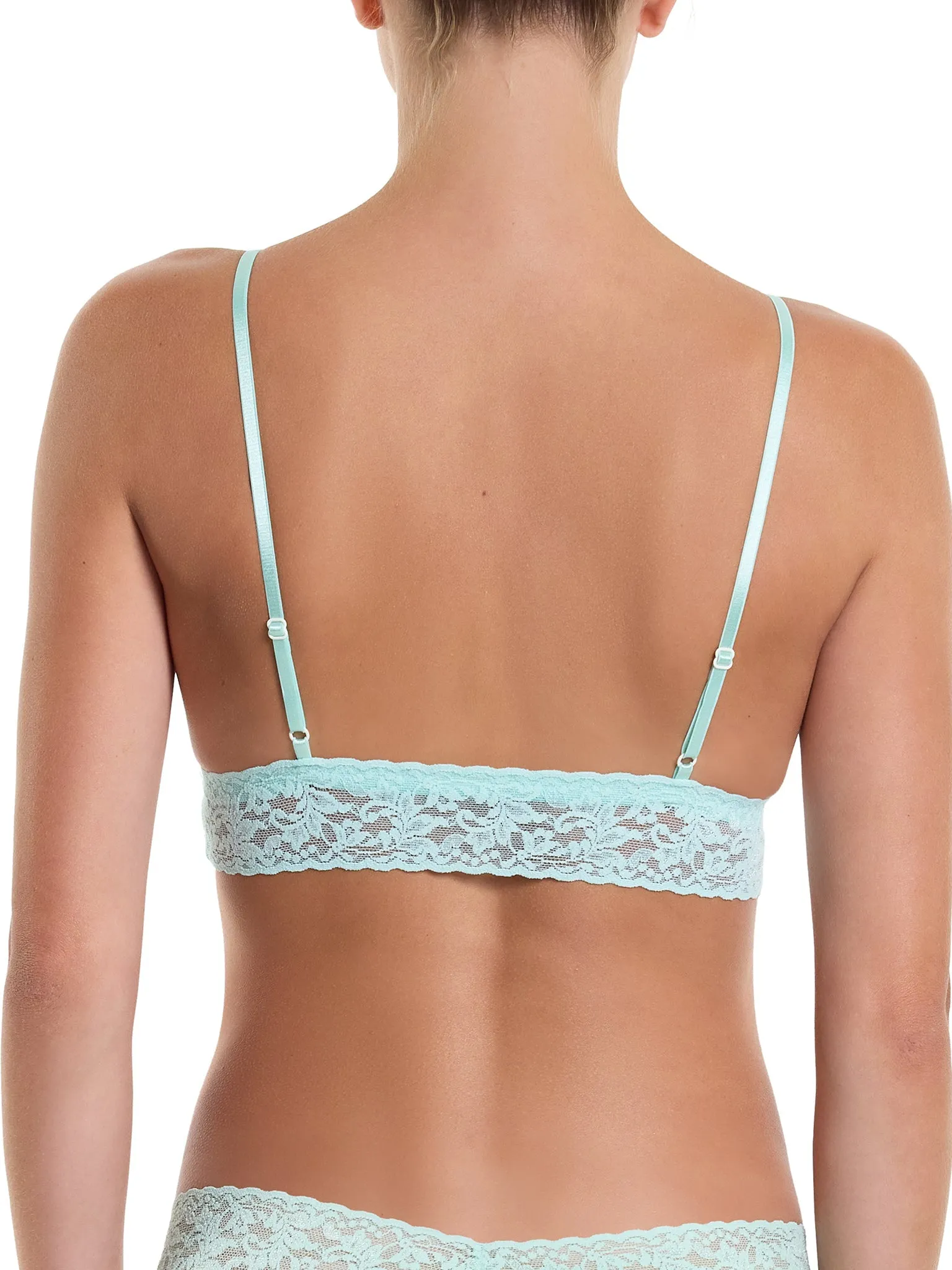 Signature Lace® Padded Triangle Bralette Pistachio Sale sold by Hanky Panky product image thumbnail 2